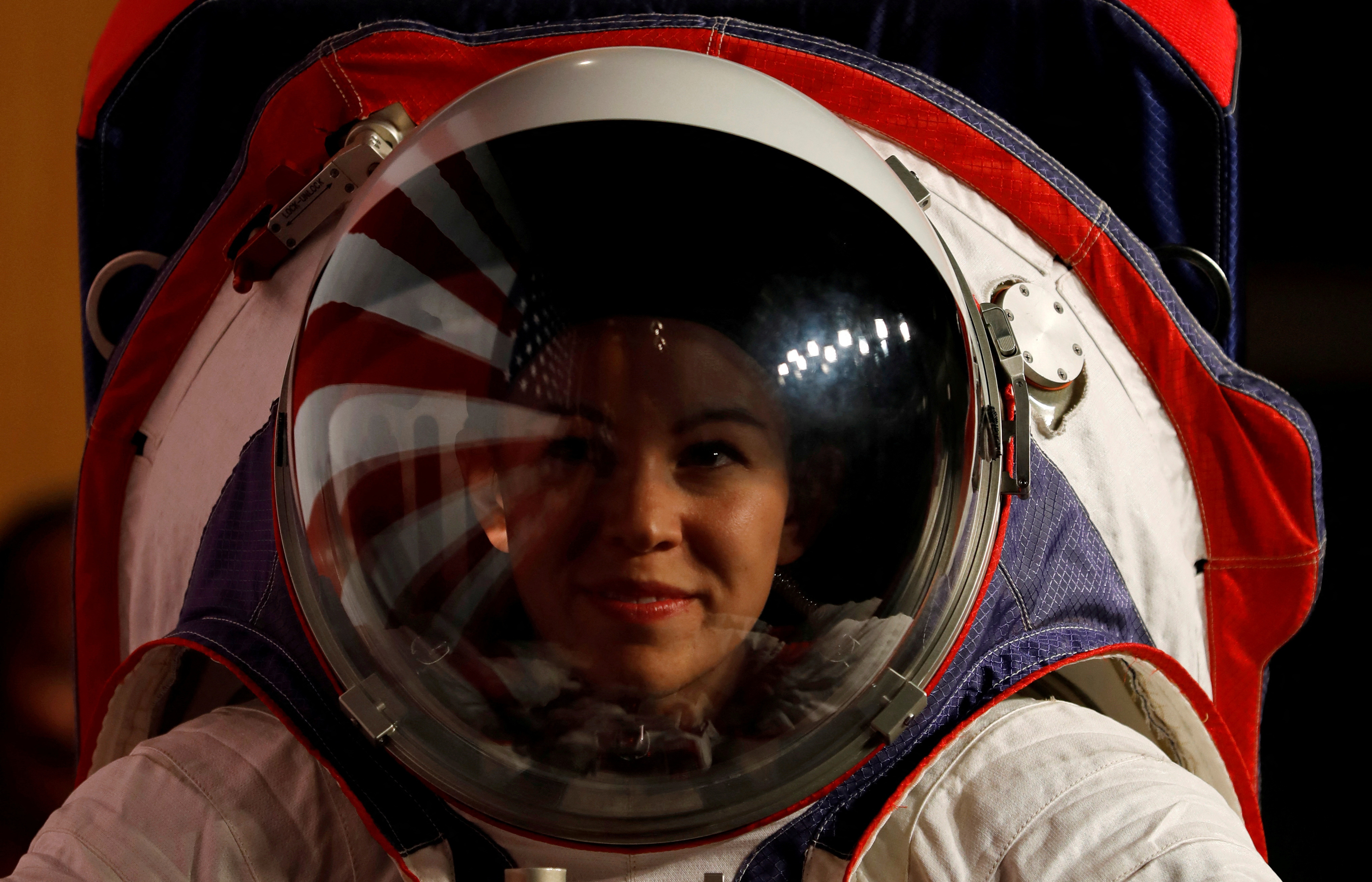 NASA unveil prototype spacesuits for astronauts to wear on the moon in Washington