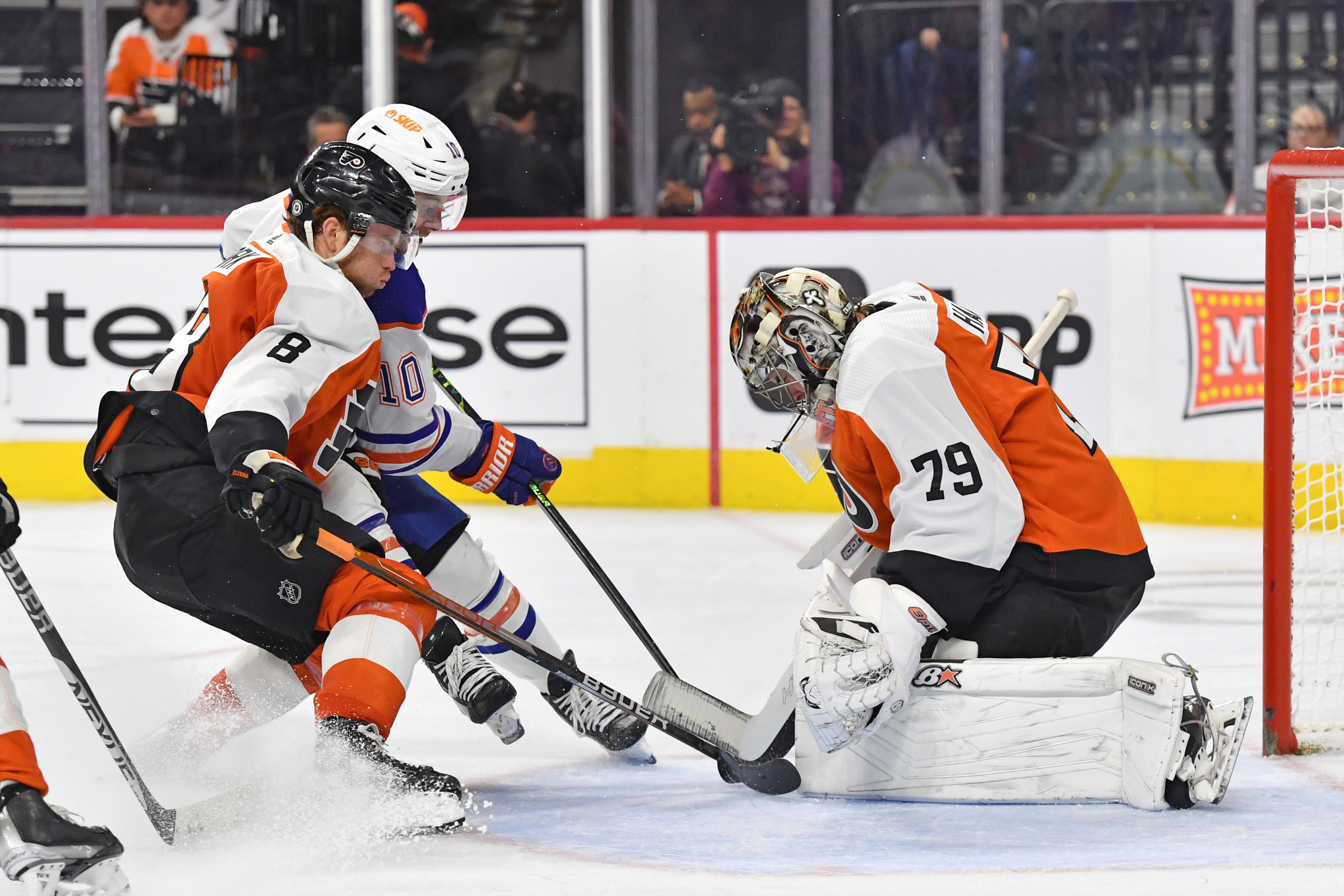 Cam Atkinson scores twice, leading the Flyers to a 4-1 win over the Oilers