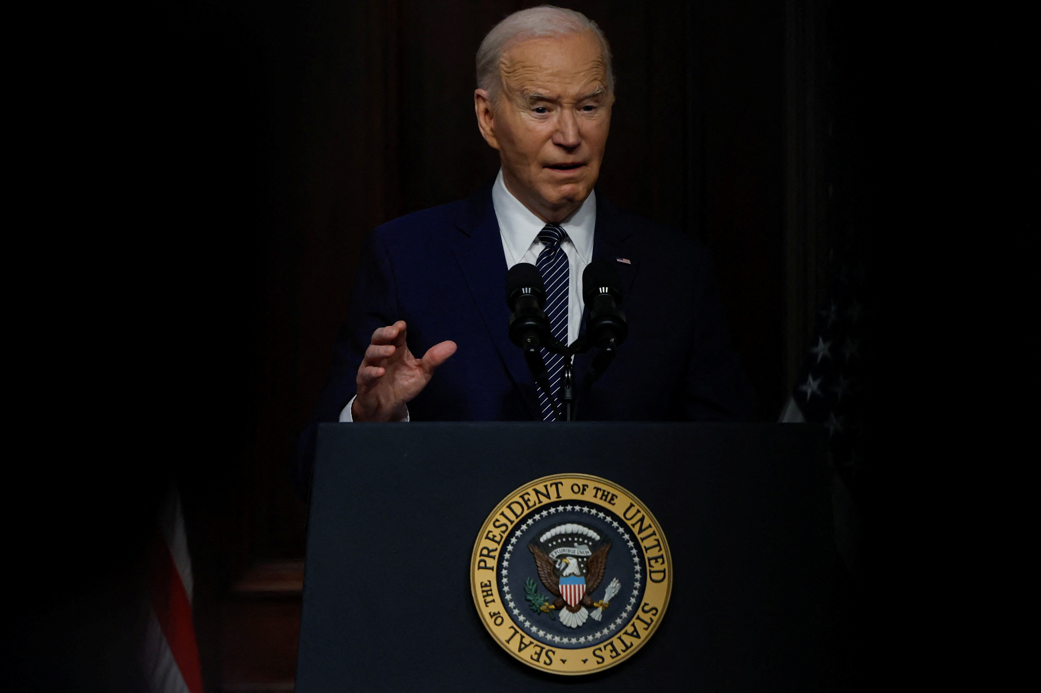 Biden delivers remarks on lowering healthcare costs in Washington