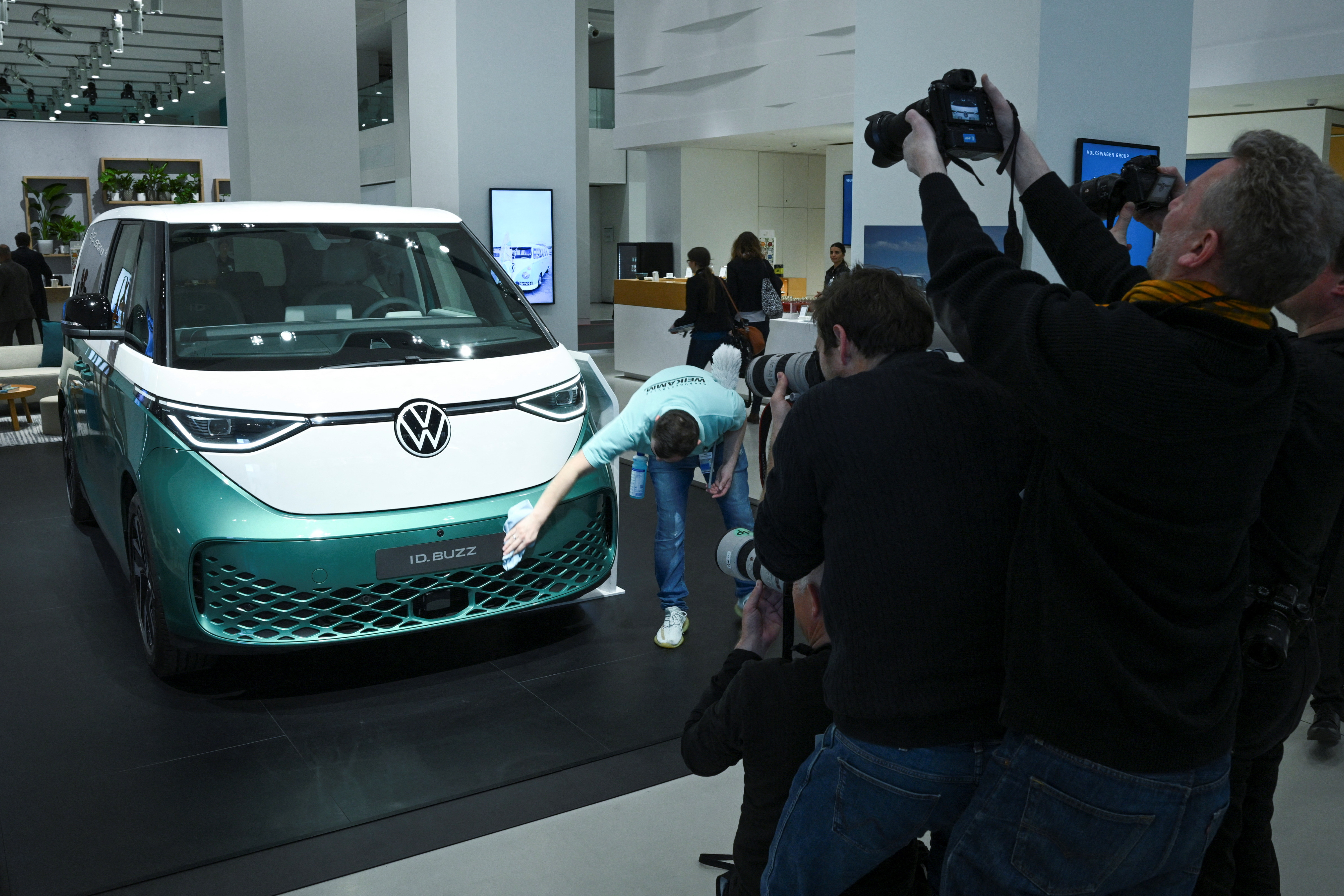 Annual news conference of the Volkswagen Group at DRIVE.Volkswagen Group Forum, in Berlin
