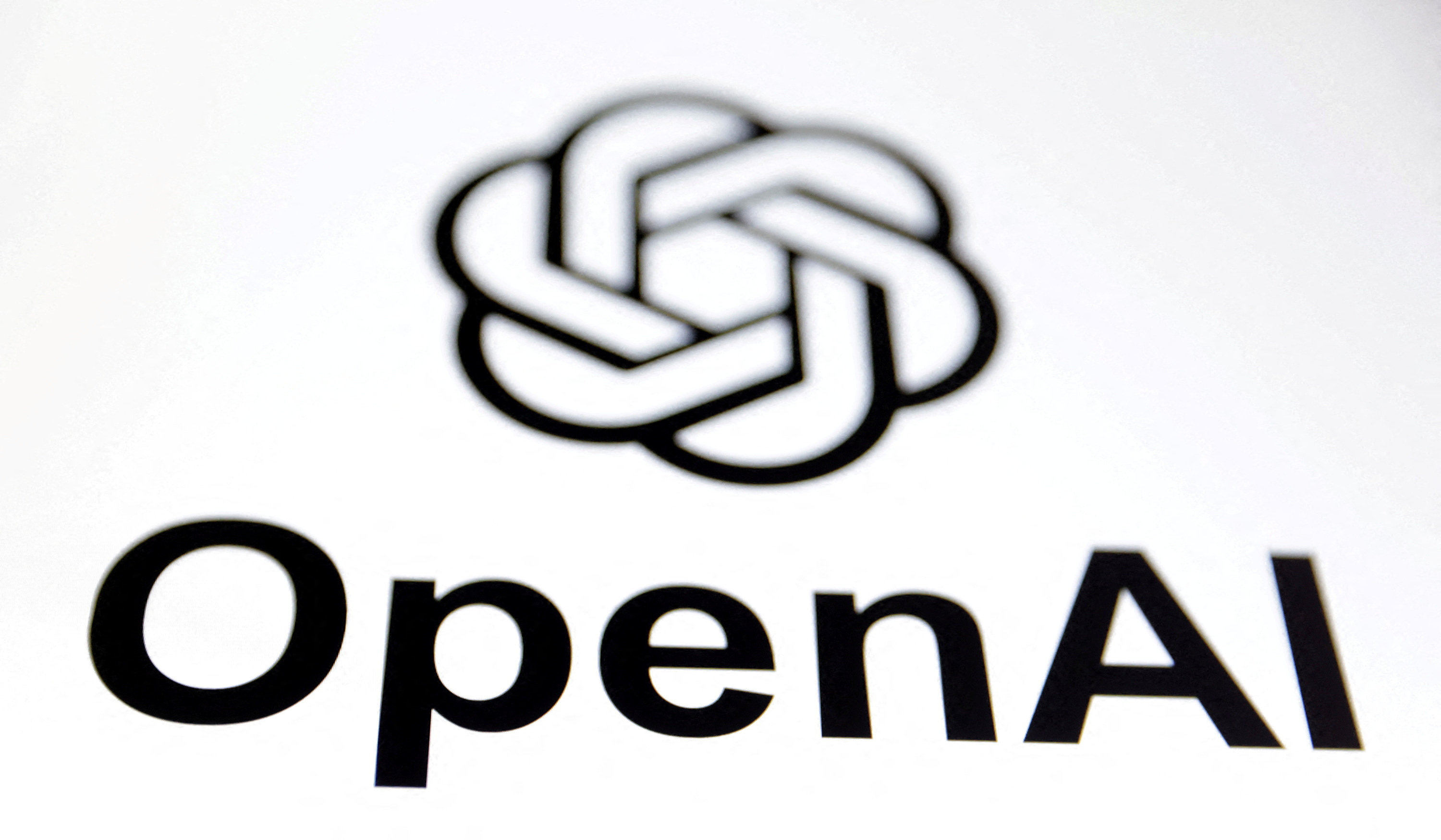 Illustration shows OpenAI logo