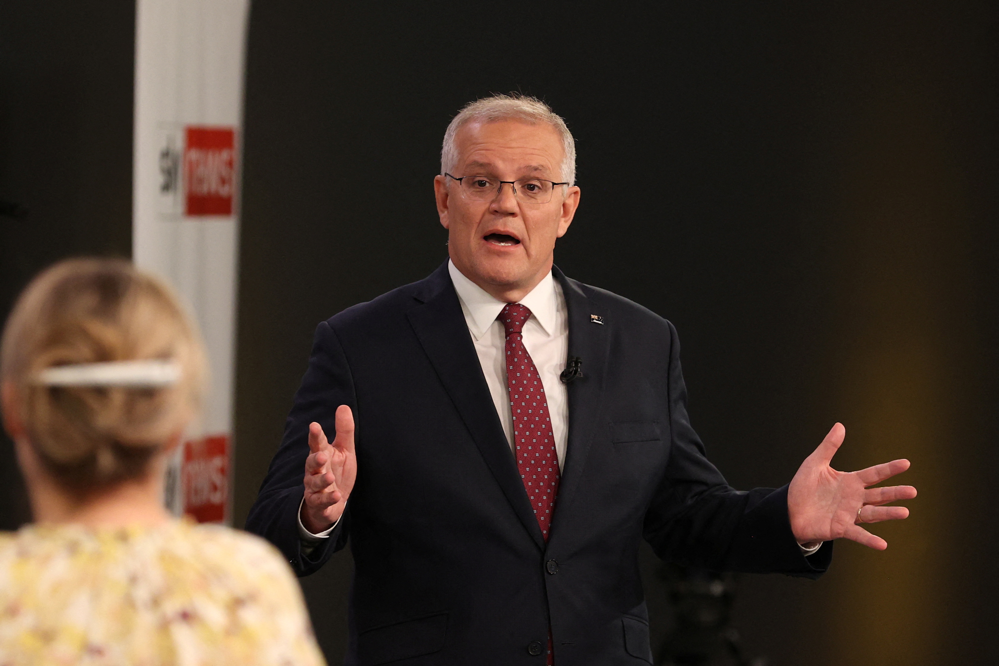 FILE PHOTO - Australian 2022 federal election leader's debate, in Brisbane