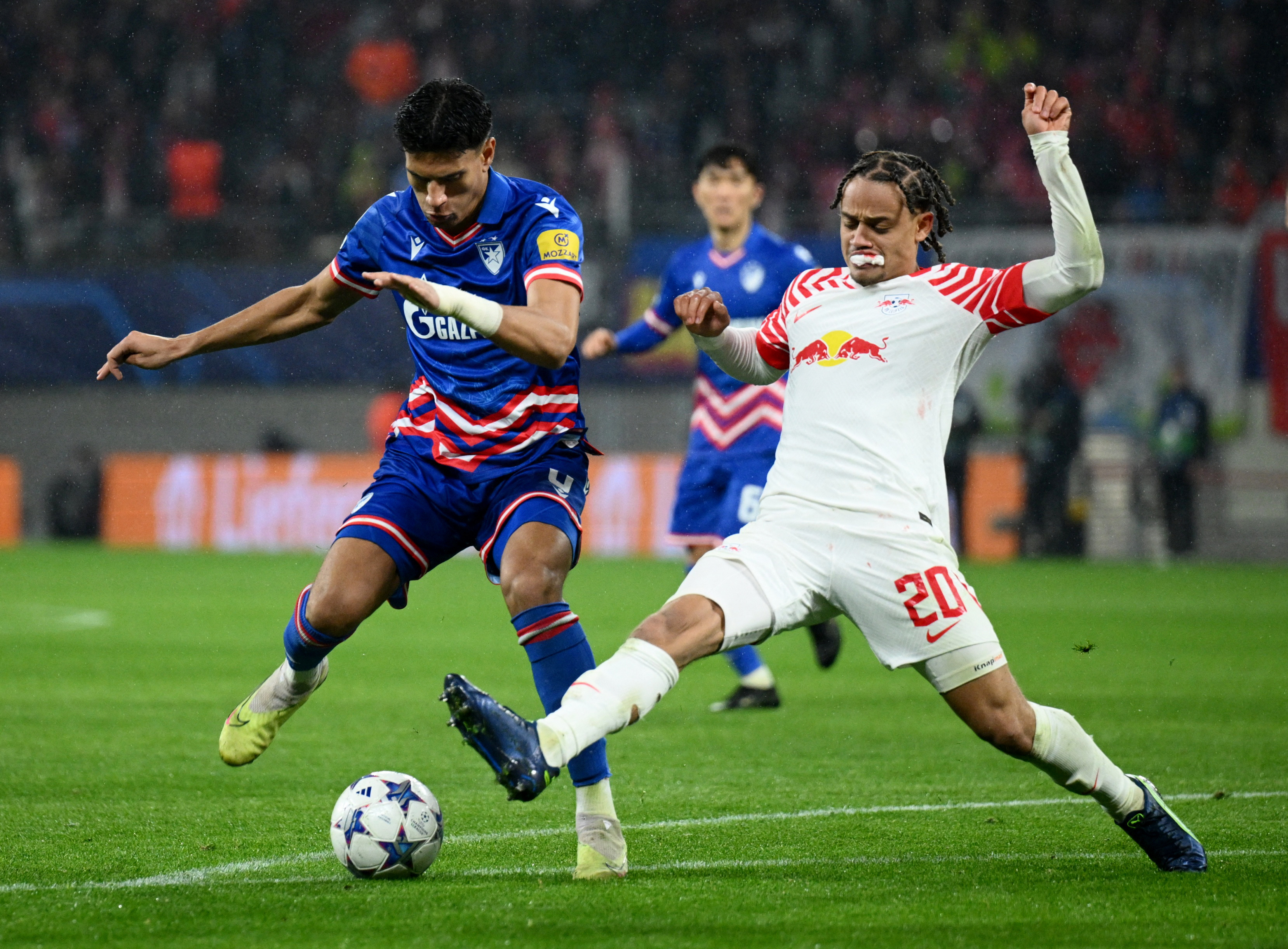 Leipzig battle past Red Star 3-1 to tighten hold on Group G second