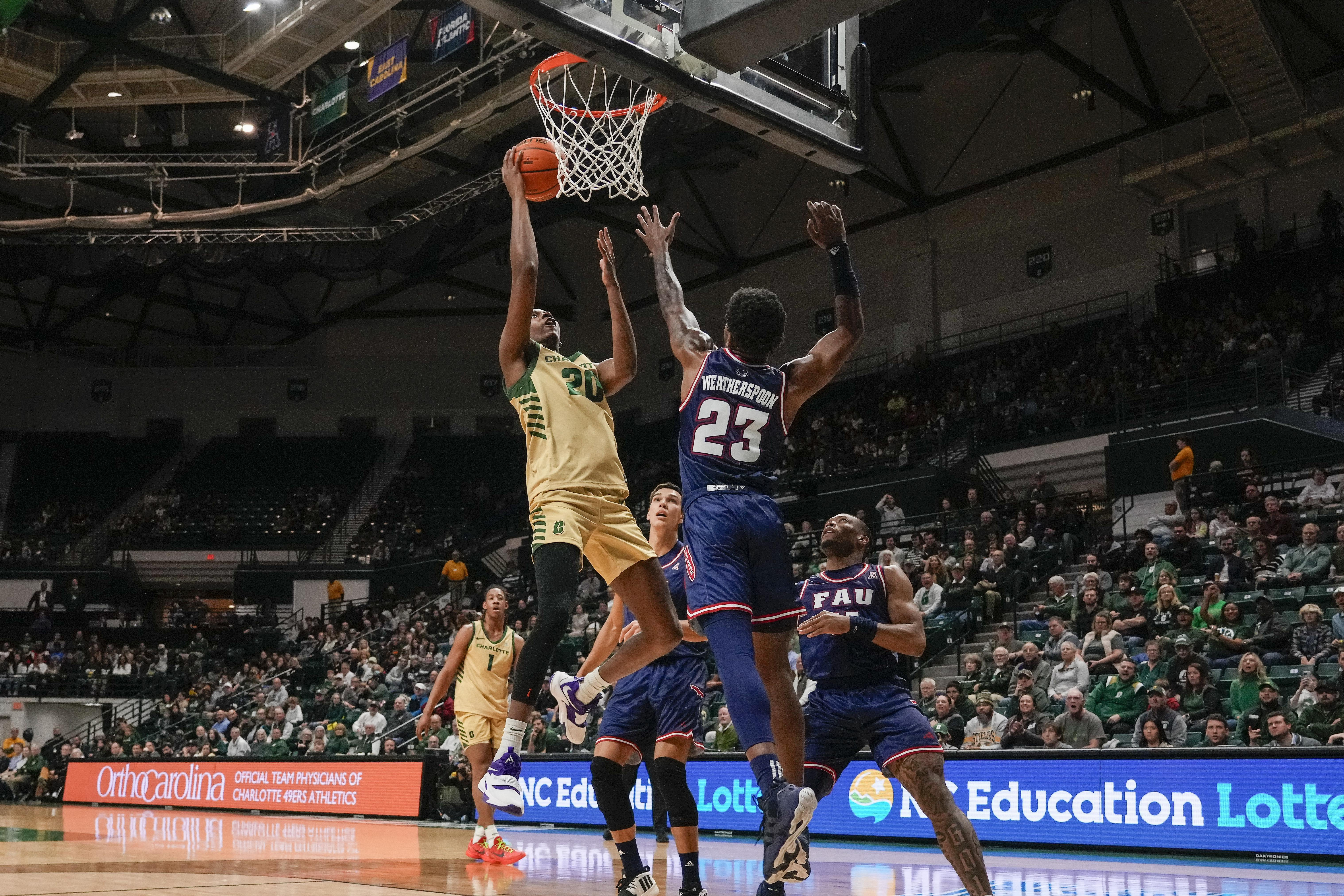 Charlotte scores late holds off No. 17 FAU s rally Reuters