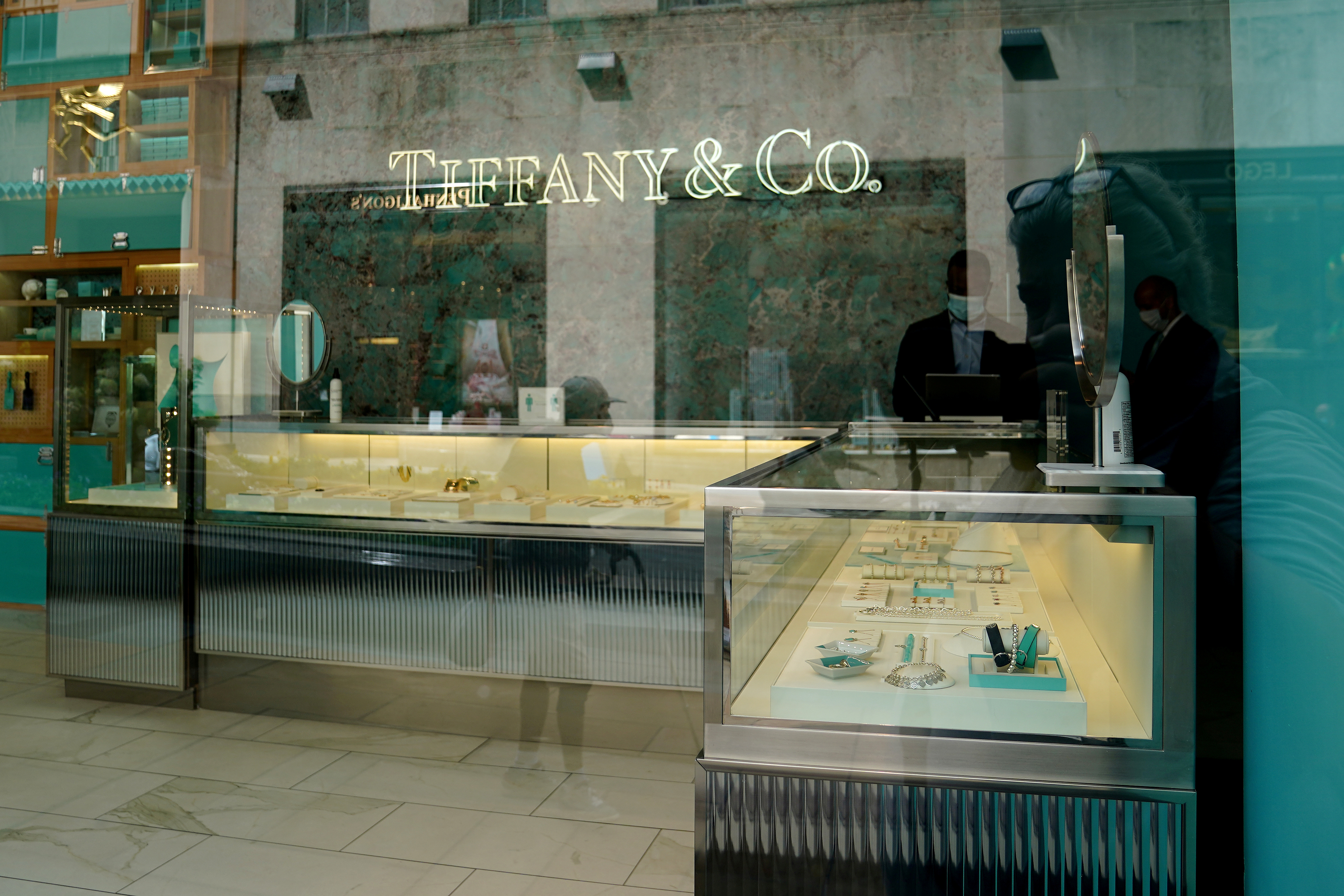 A Tiffany & Co store is pictured in the Manhattan borough of New York City