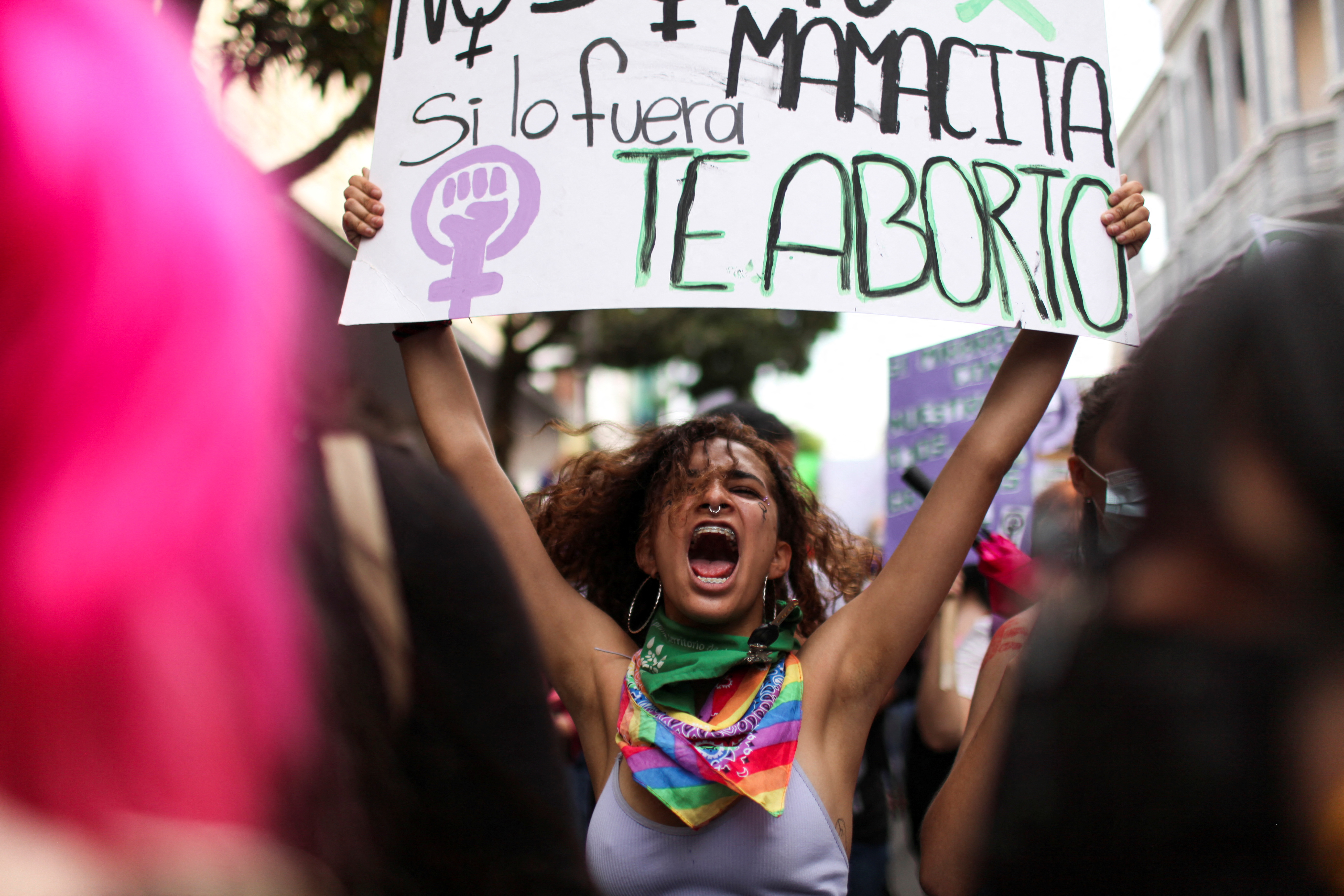 International Women's Day demonstration in Guatemala City