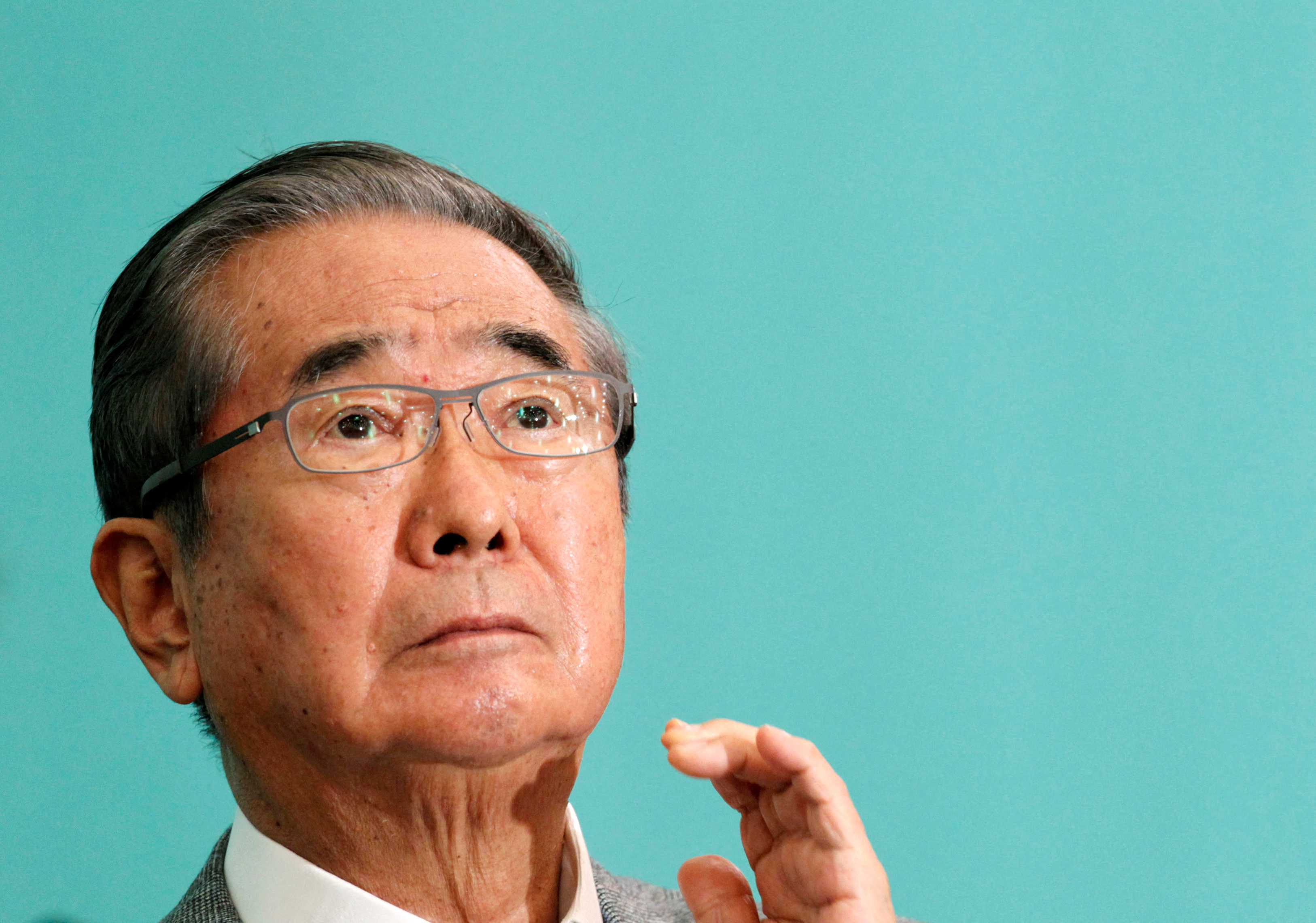 Japan Restoration Party leader and former Tokyo Governor Ishihara attends a debate in Tokyo