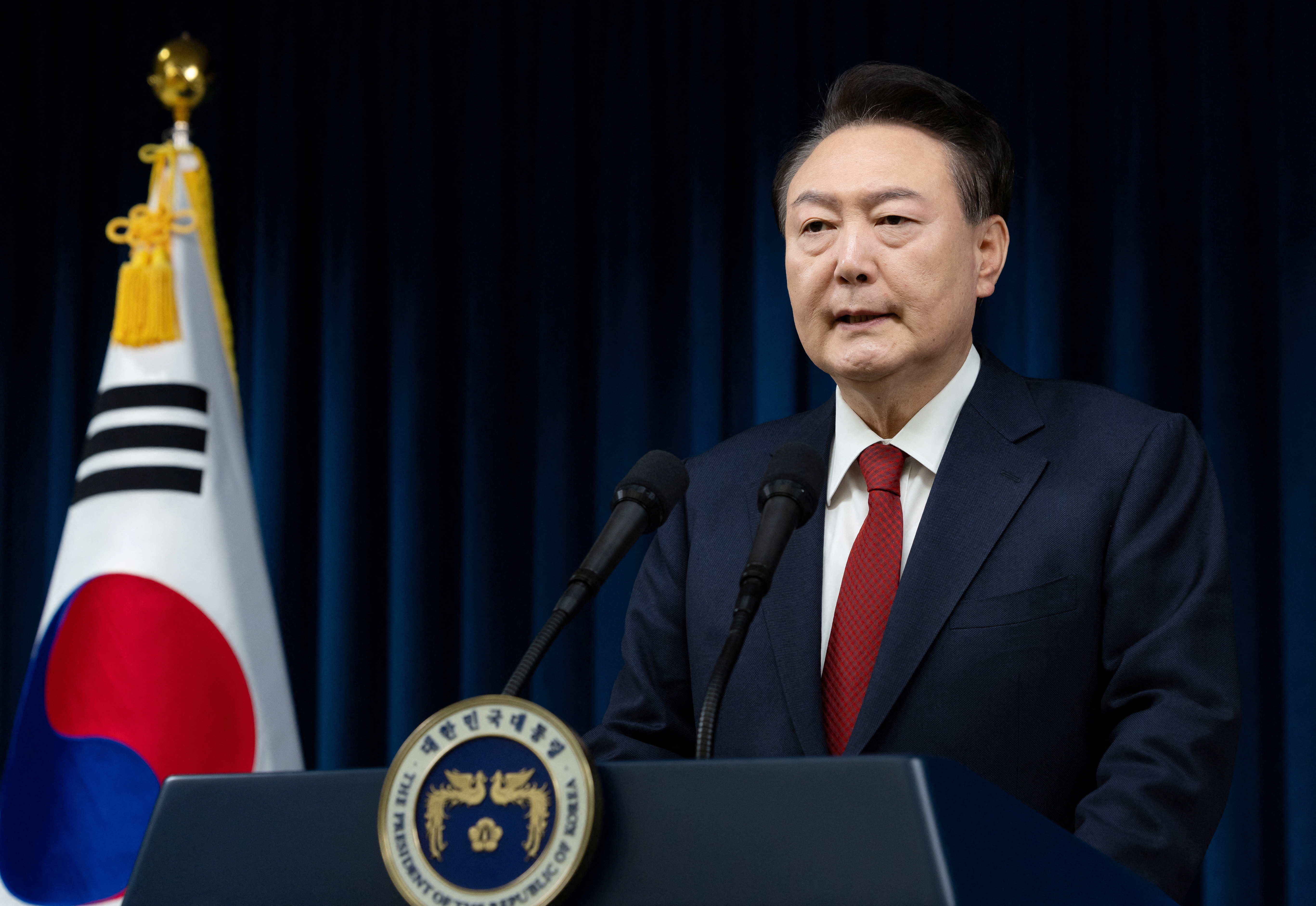 韓国（大韓民国 Republic of Korea）大統領警護隊 タイピンセット 