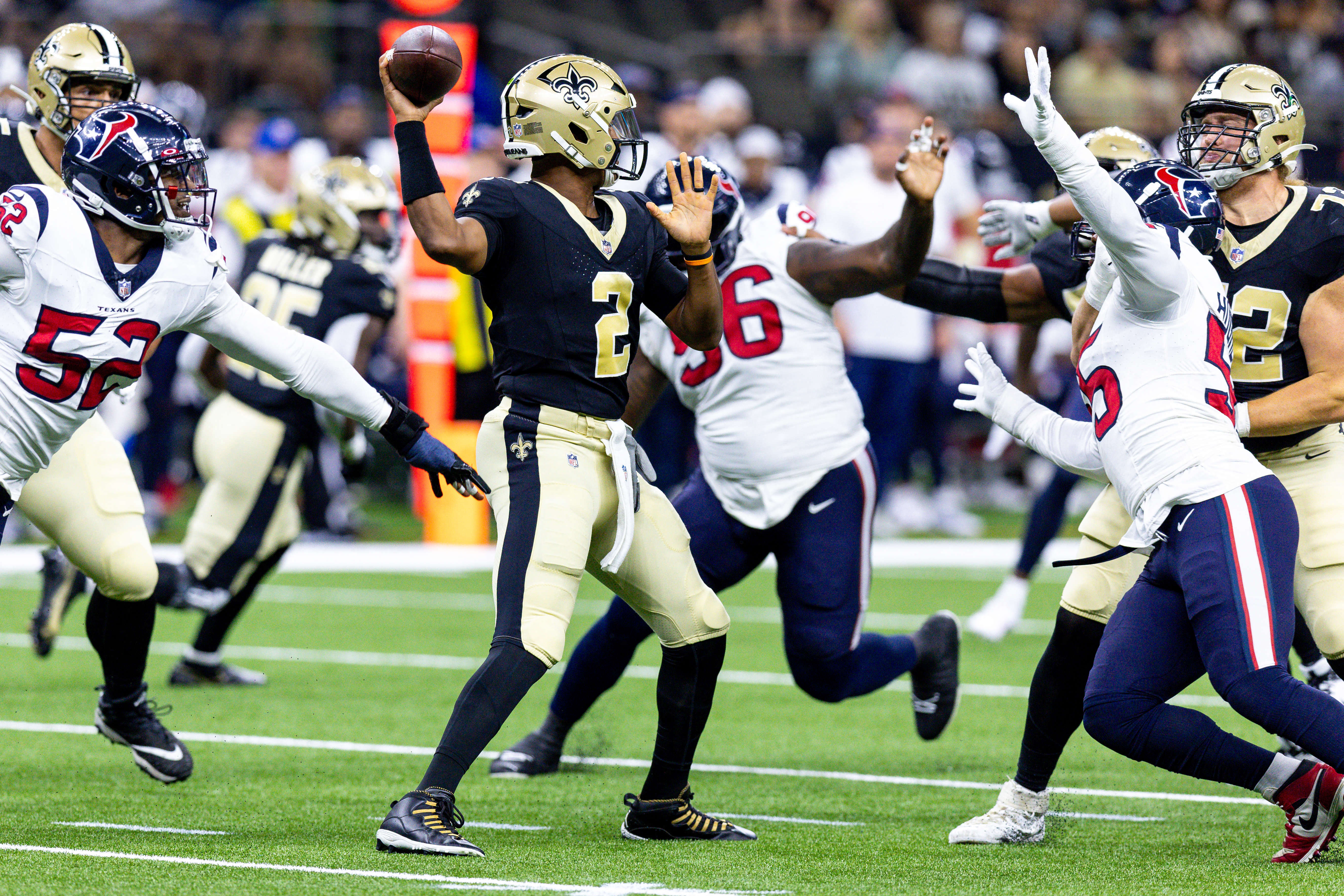 Texans going with traditional home uniforms in preseason opener against the  Saints