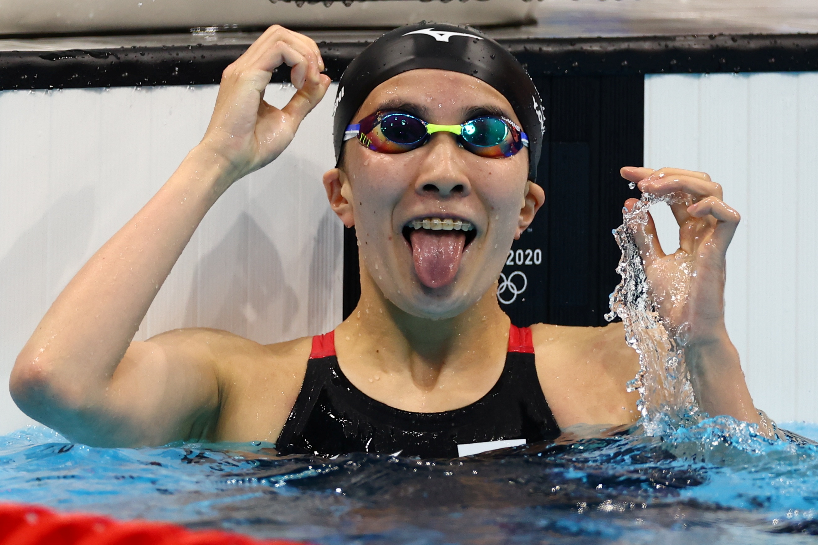 Tokyo 2020 Olympics - Swimming - Women's 200m Individual Medley - Final - Tokyo Aquatics Centre - Tokyo, Japan - July 28, 2021. Yui Ohashi of Japan reacts REUTERS/Kai Pfaffenbach