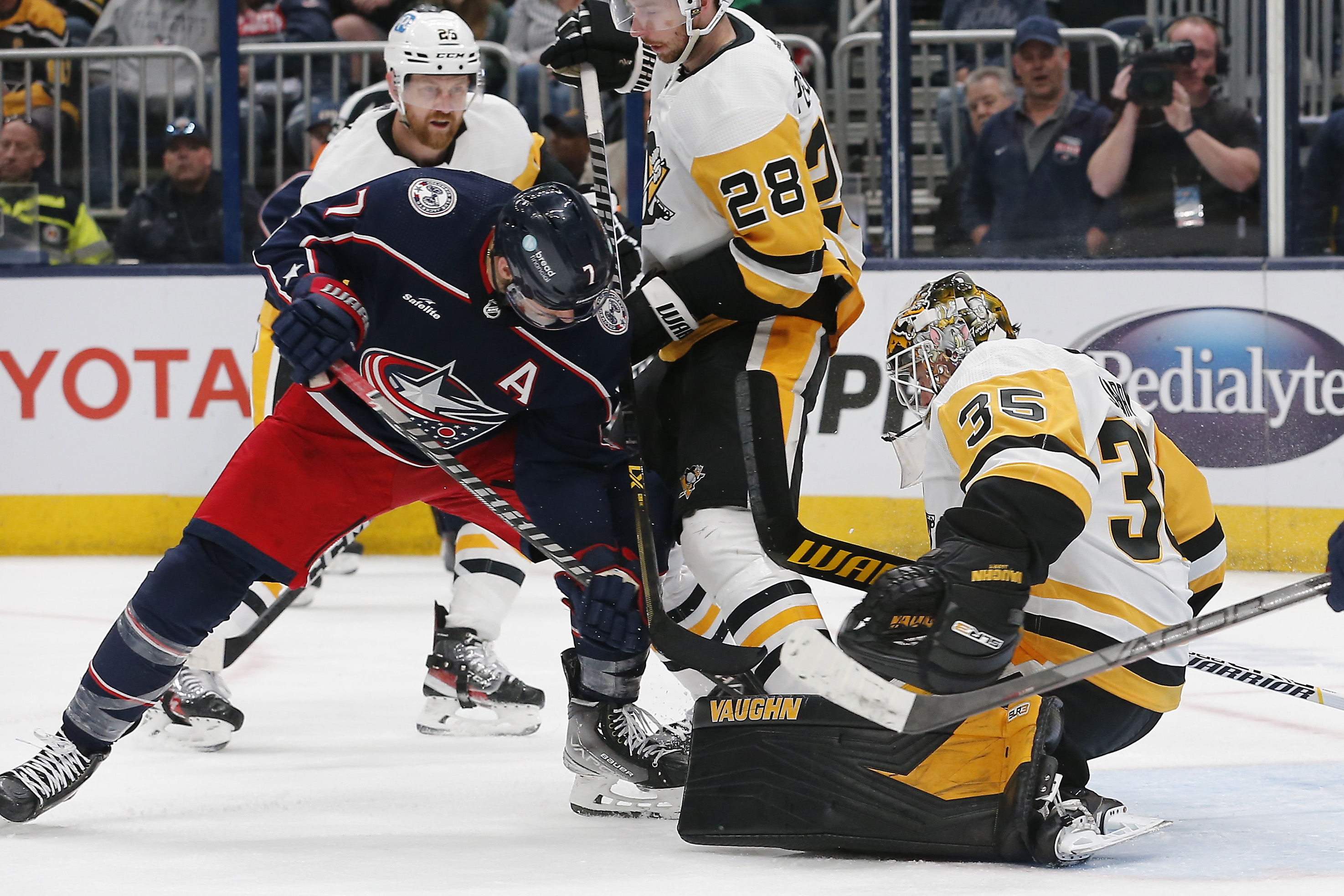 Penguins end season with OT loss to Blue Jackets | Reuters