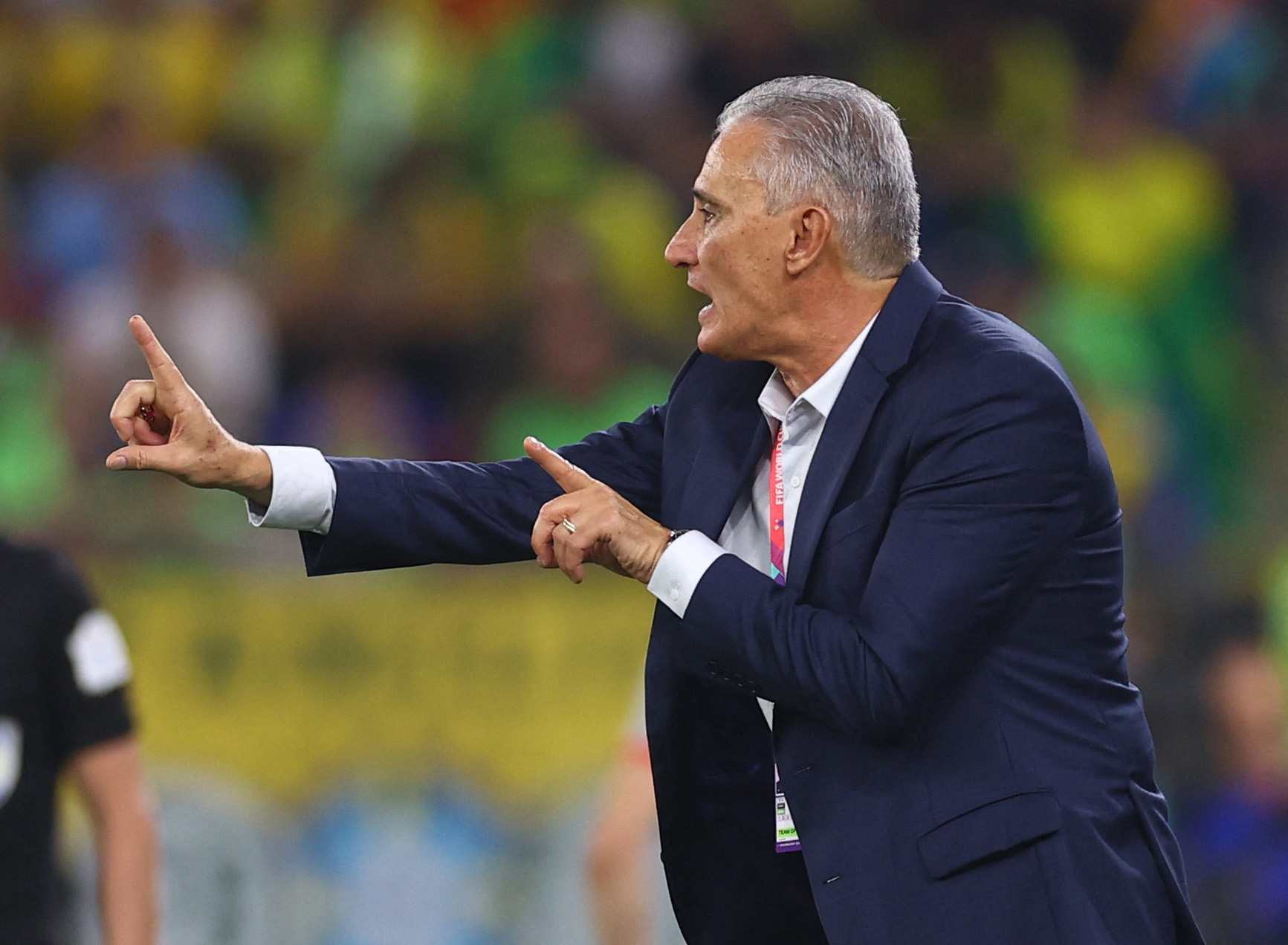 Brazil's coach says he couldn't resist a dance after goal | Reuters