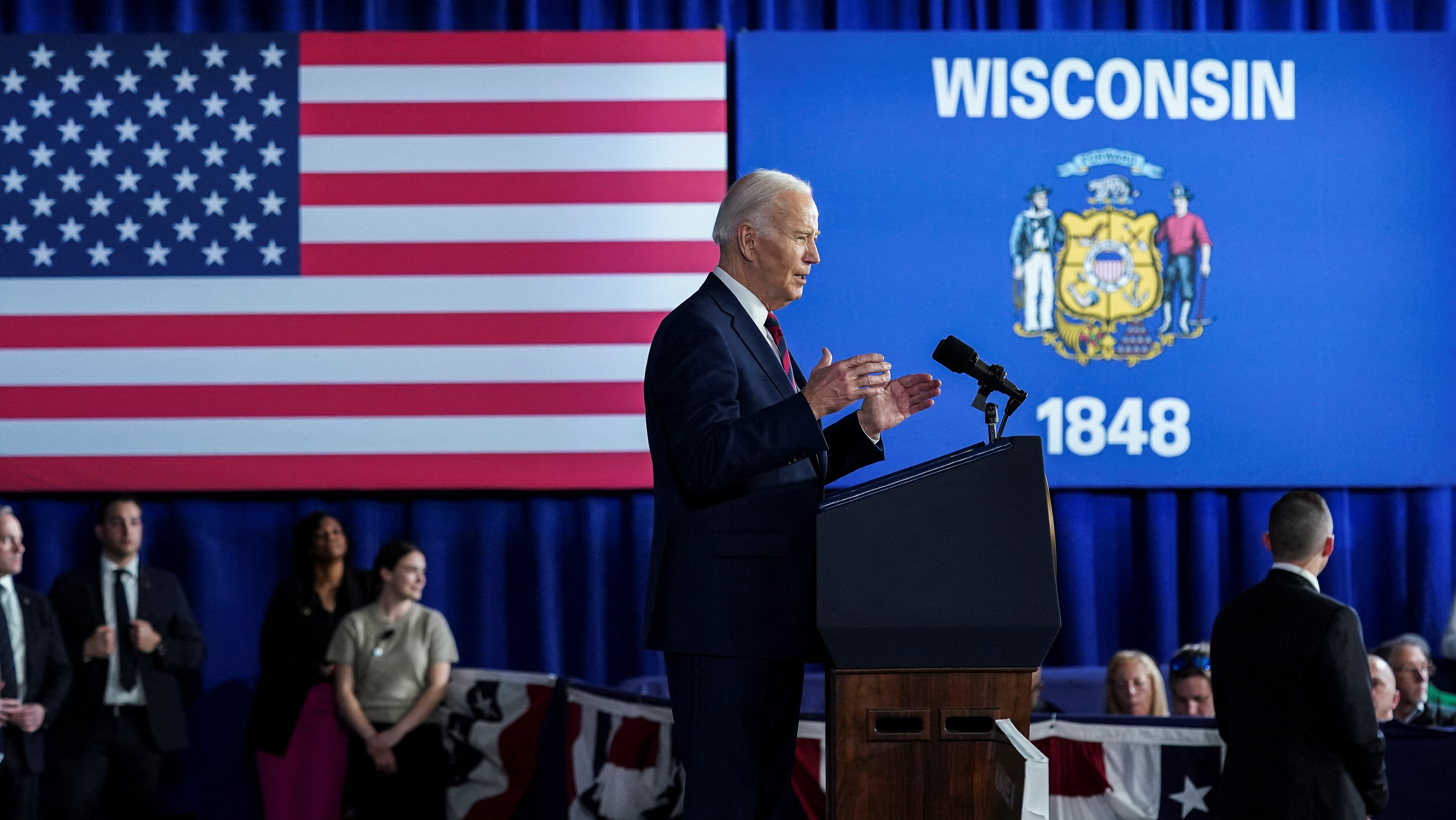 U.S. President Biden visits Milwaukee