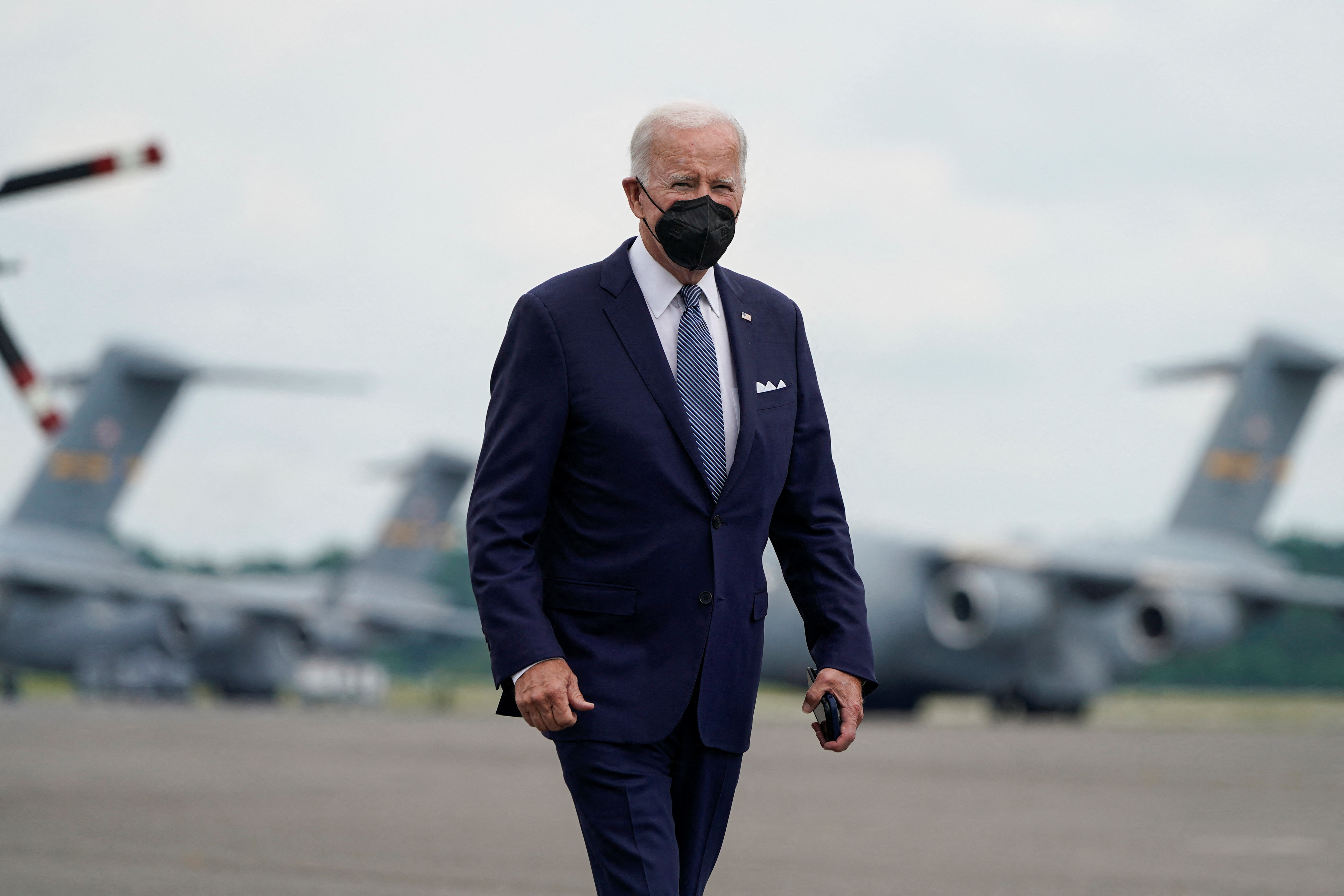 U.S. President Biden departs from Joint Base Charleston, South Carolina