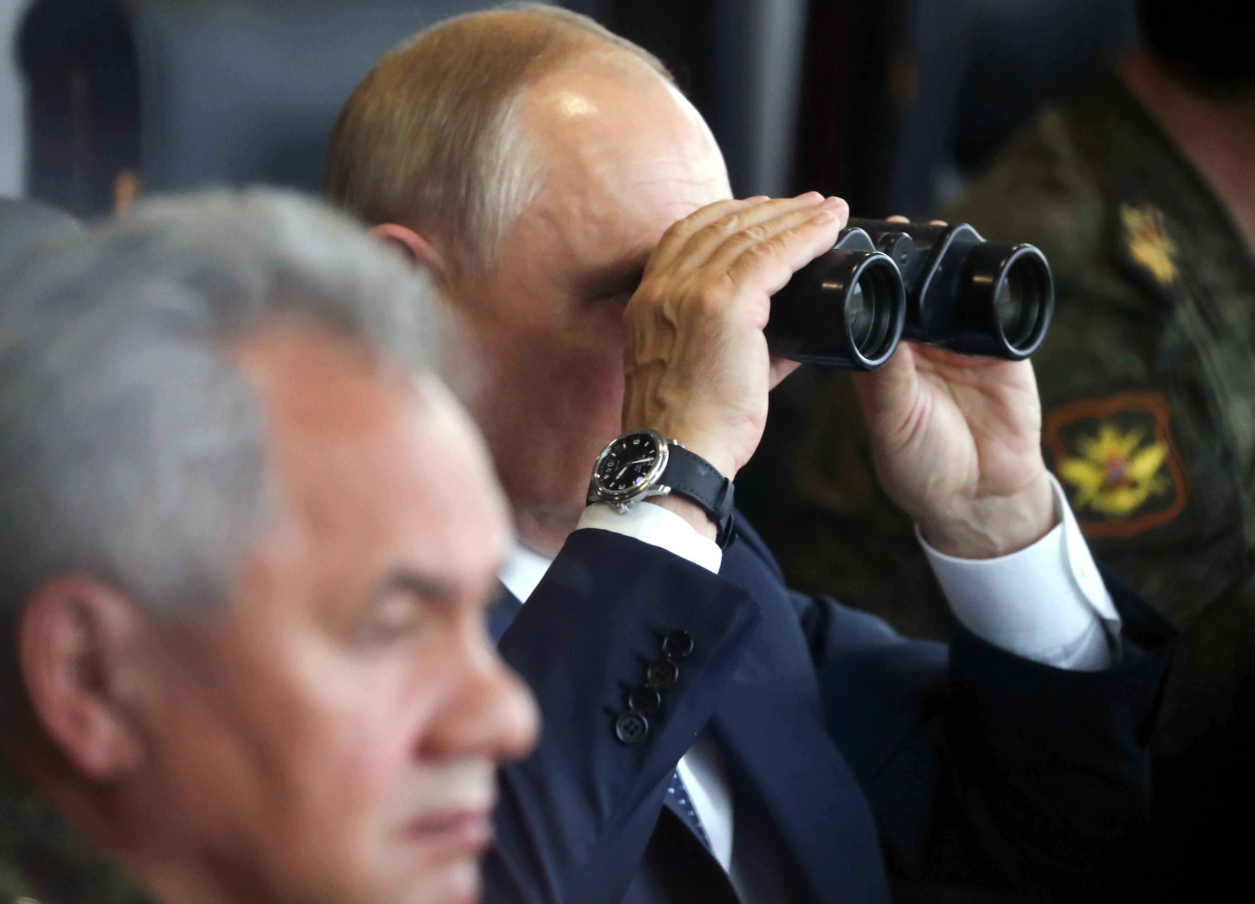 Russian President Putin observes 