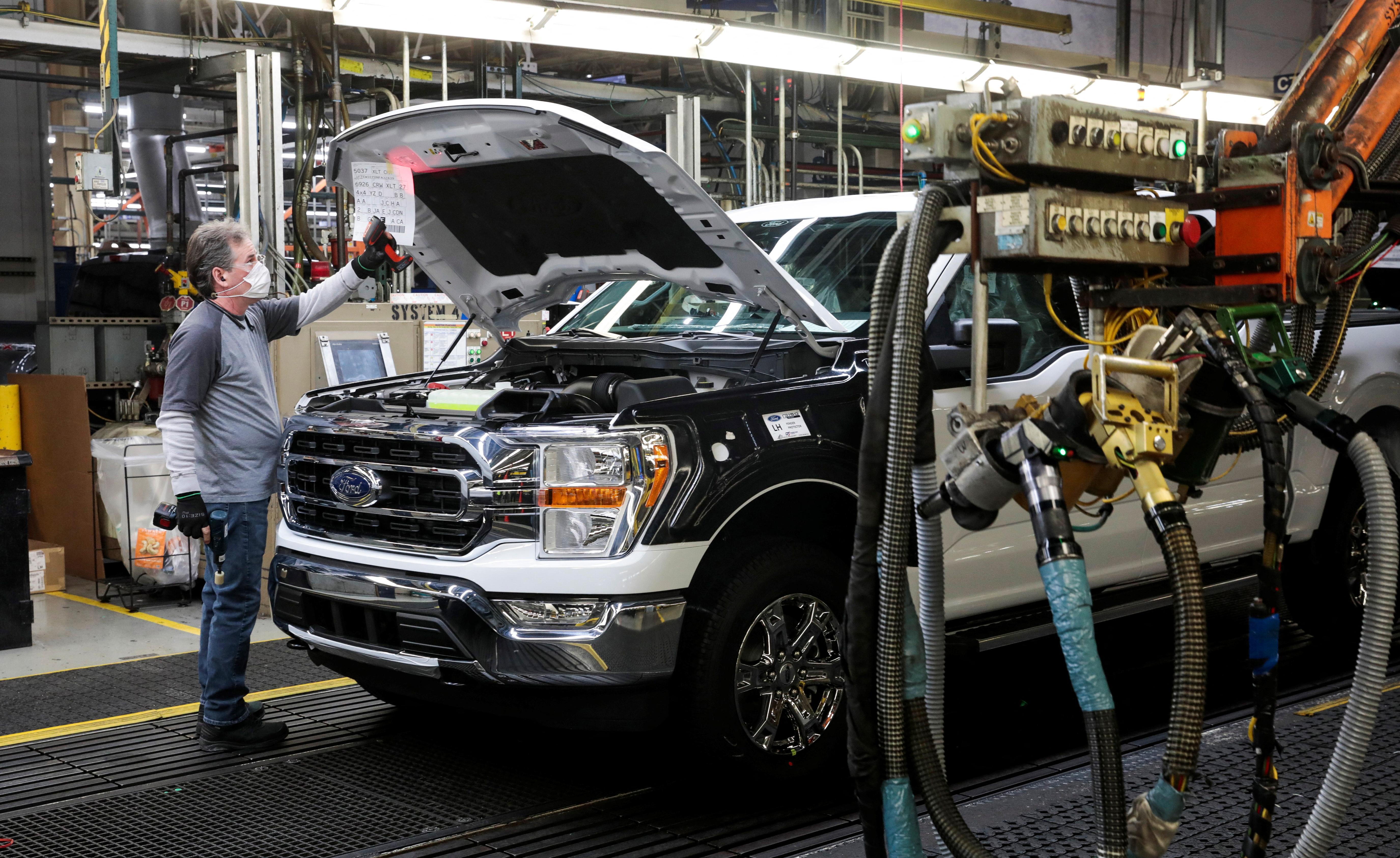 Ford produces F-series pickup in Dearborn