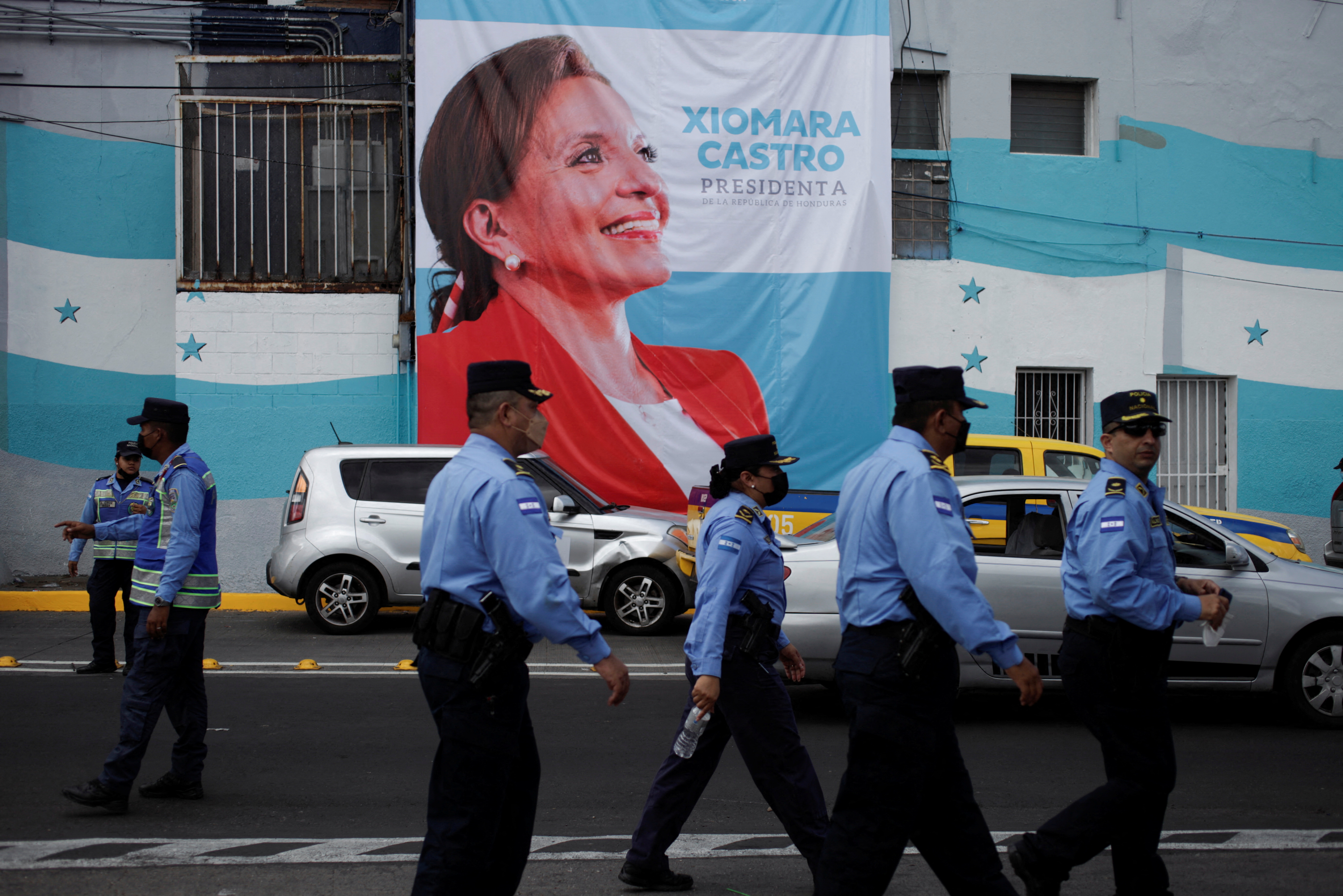 Preparations ahead of the swearing-in ceremony of Honduras' President-elect Xiomara Castro, in Tegucigalpa