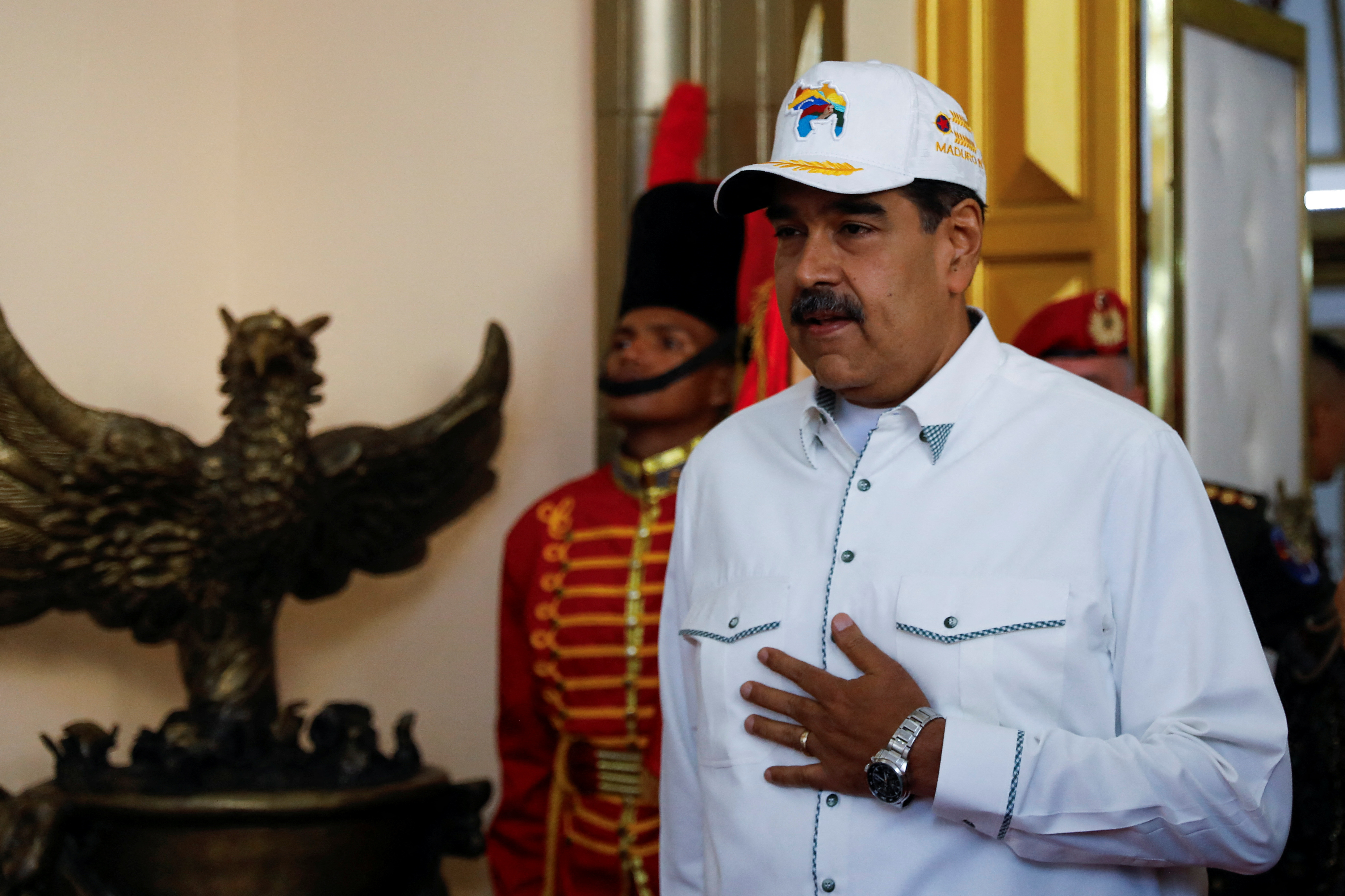 Venezuelan President Maduro meets with Colombian President Petro in Caracas