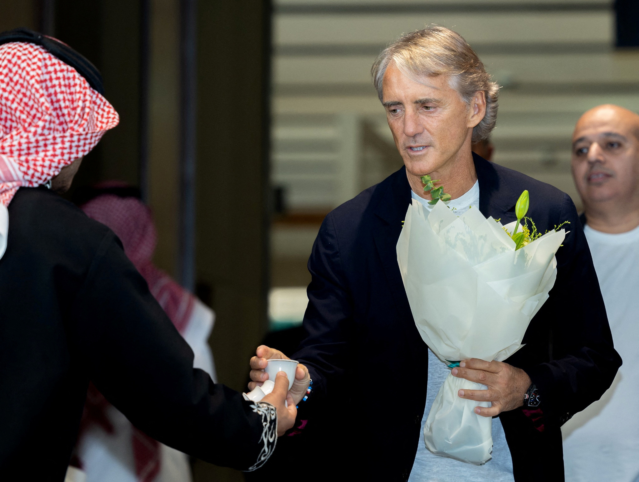New Saudi national team coach Mancini aims for Asian Cup redemption