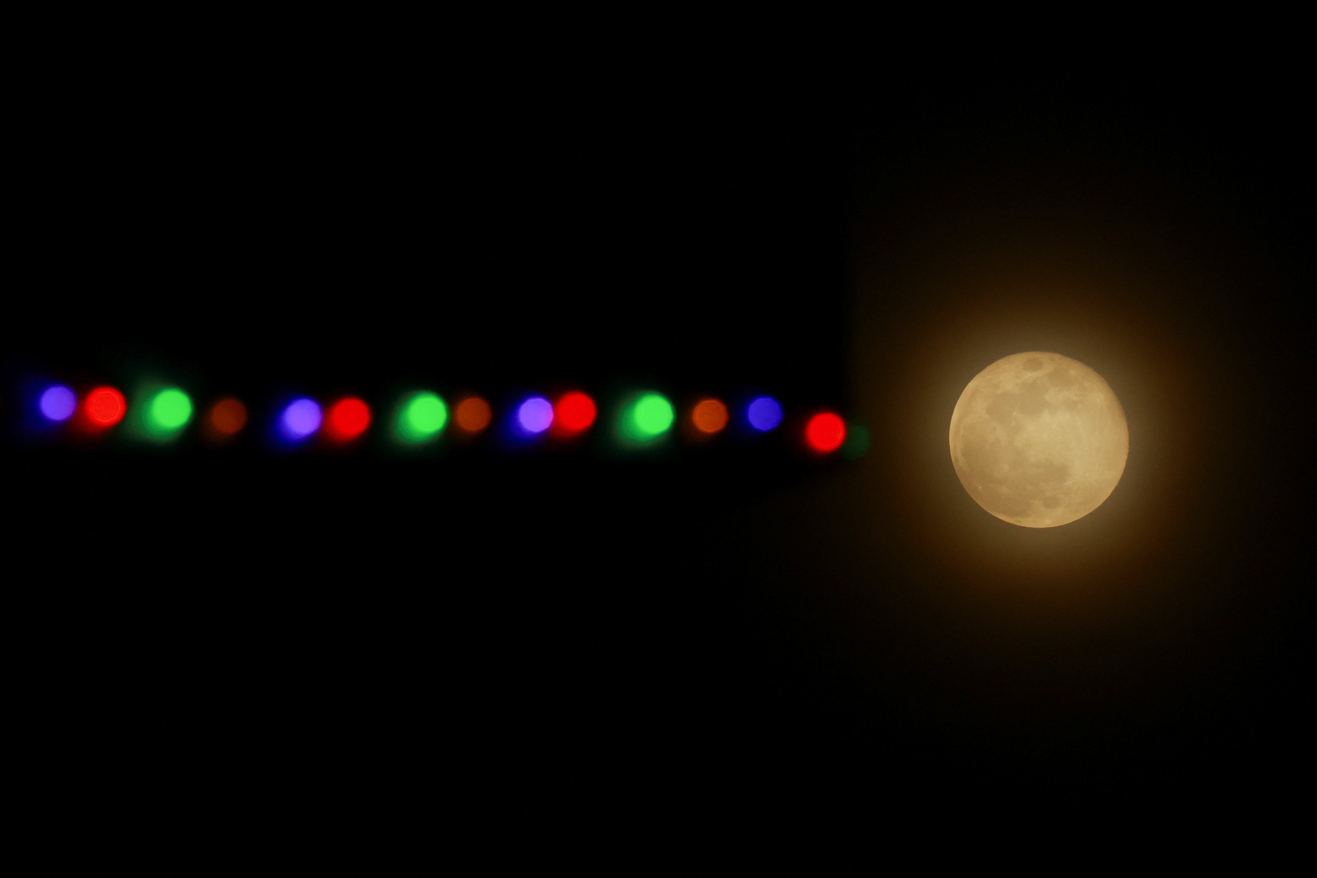 Wolf Moon, first supermoon of 2026, illuminates the night sky