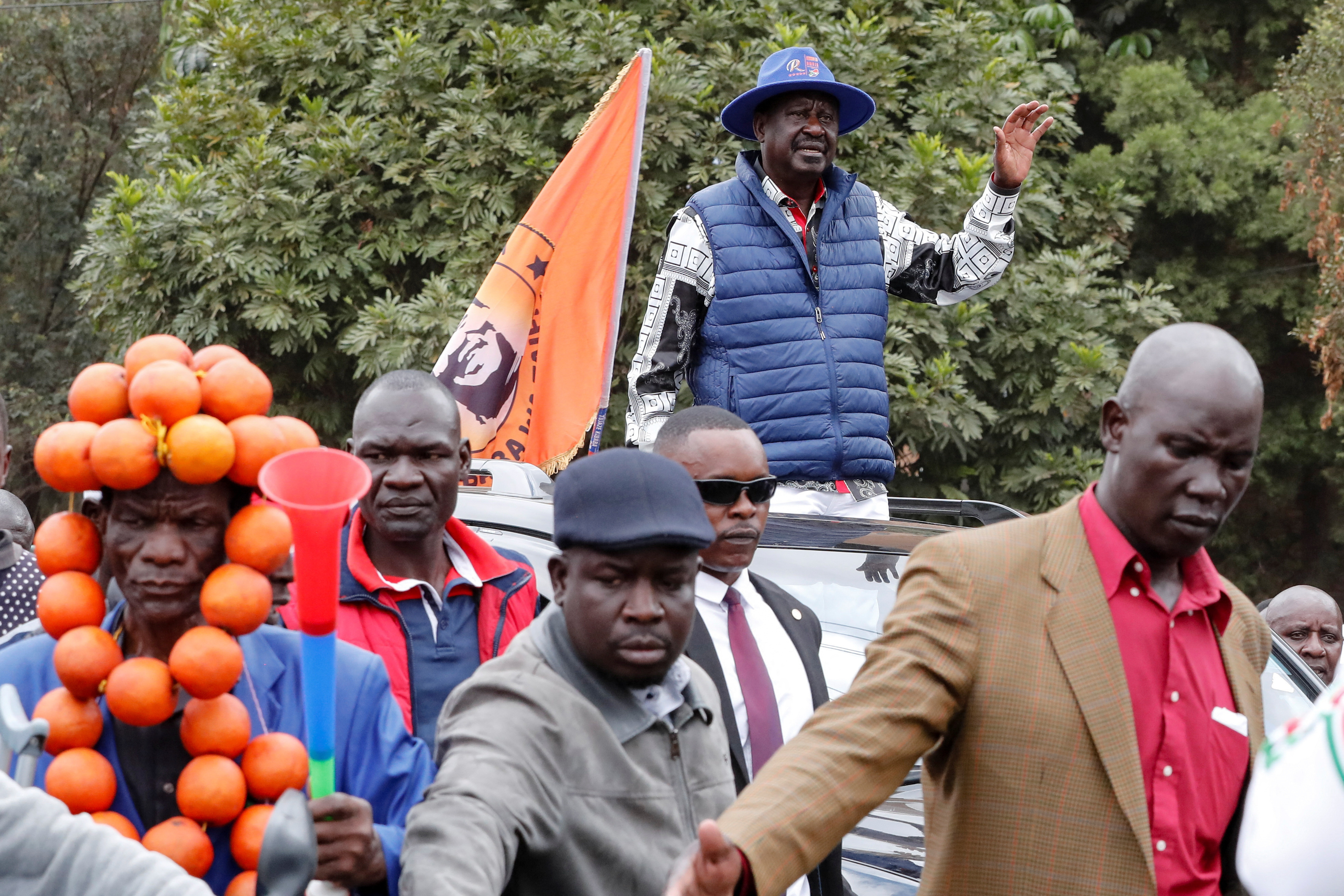 Kenya's opposition leader Odinga files a petition challenging the presidential election result