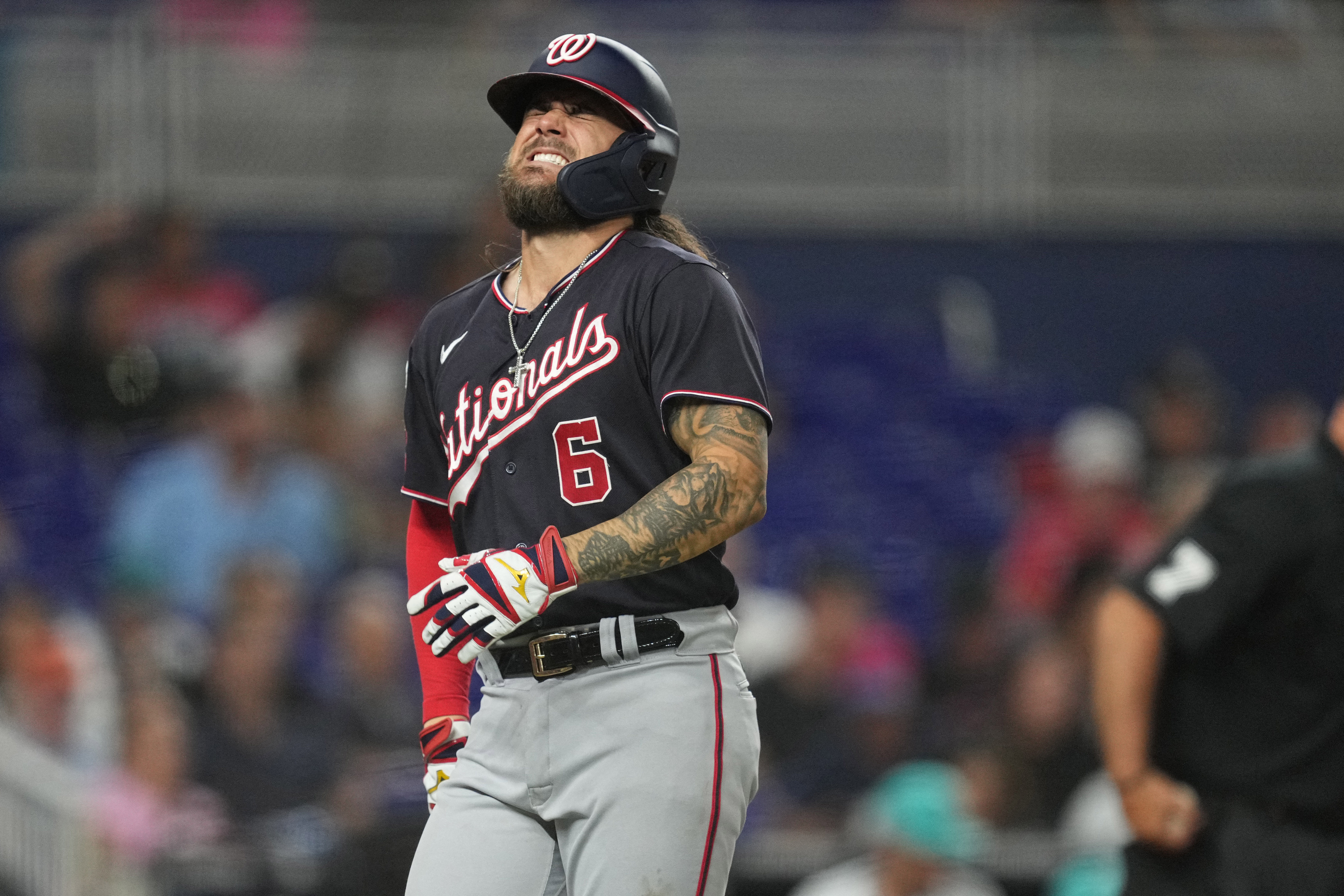 Jose Adon's shutout start powers streaking Nationals over Marlins