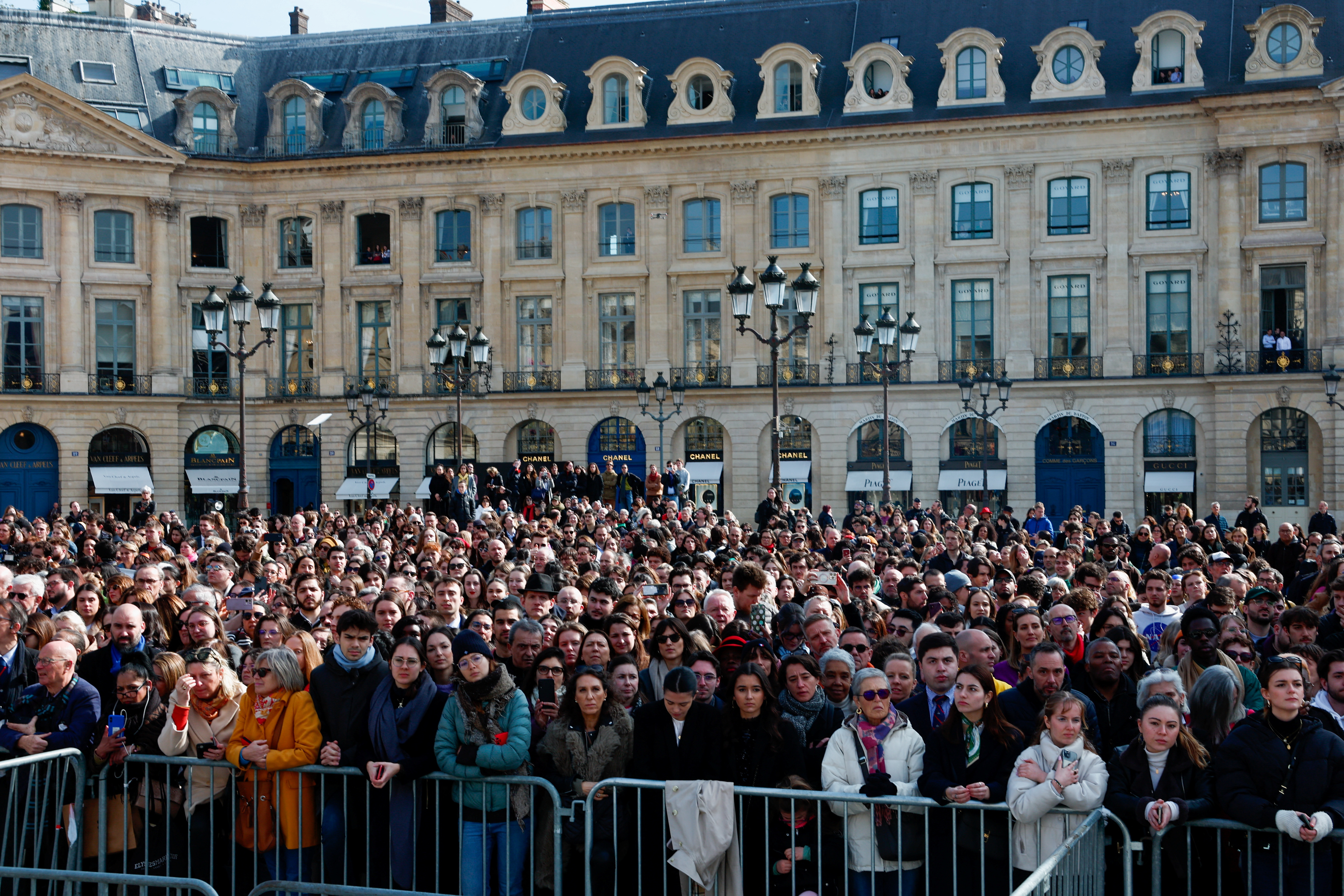 Ceremony to seal right to abortion in French constitution, on International Women's Day, in Paris