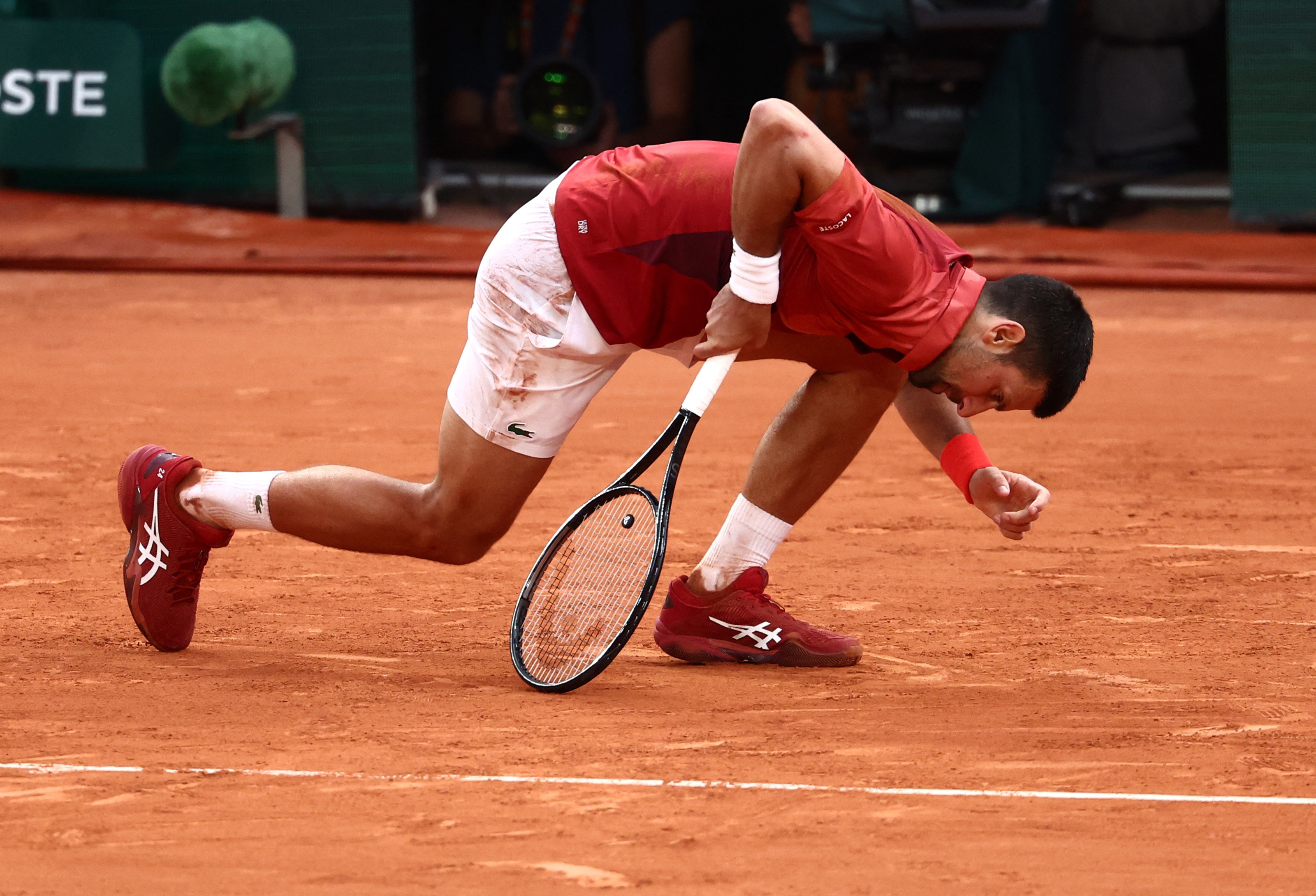 テニス＝ジョコビッチが全仏ＯＰ棄権、右膝の内側半月板断裂