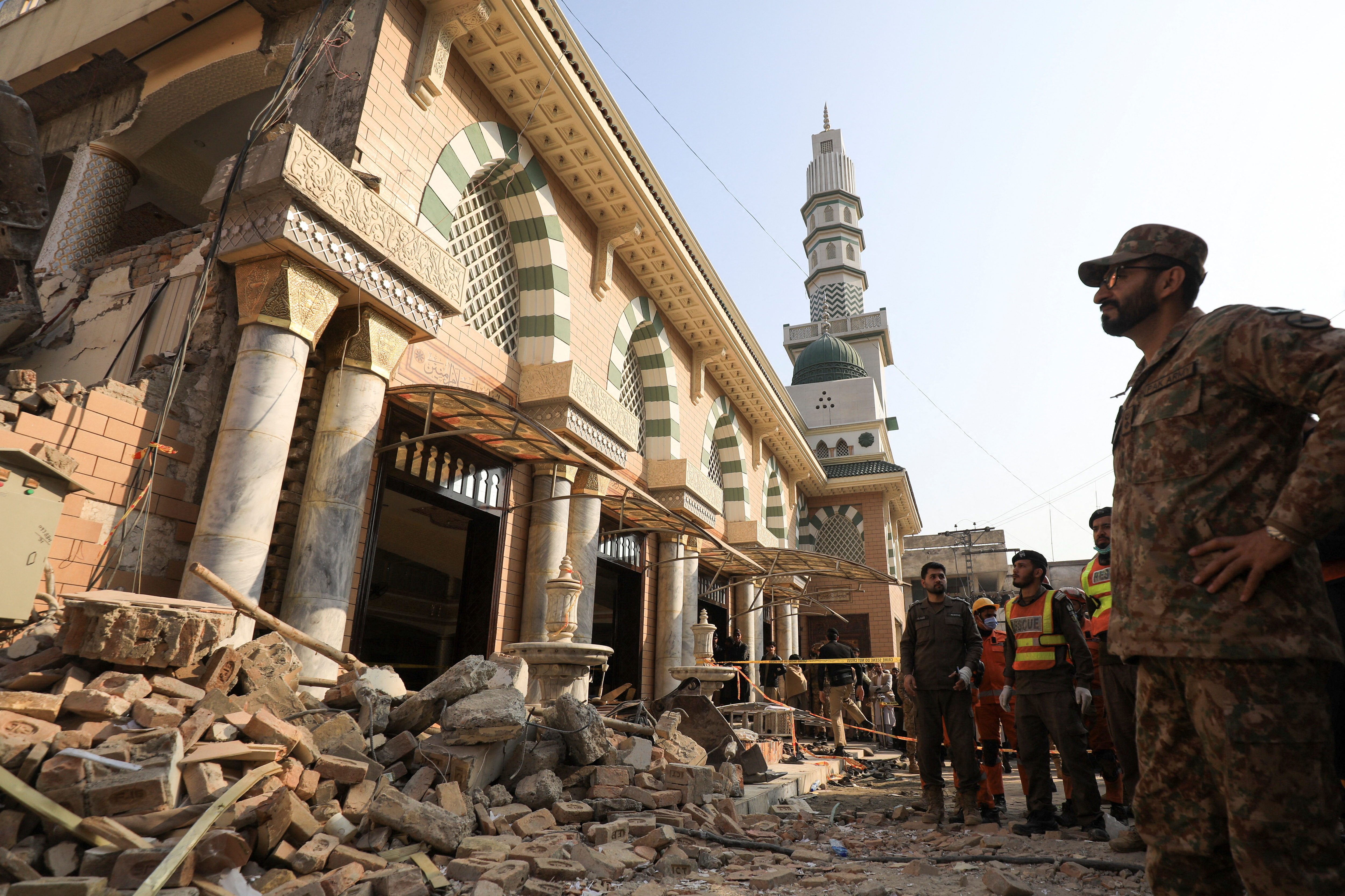 Suicide blast in a mosque in Peshawar