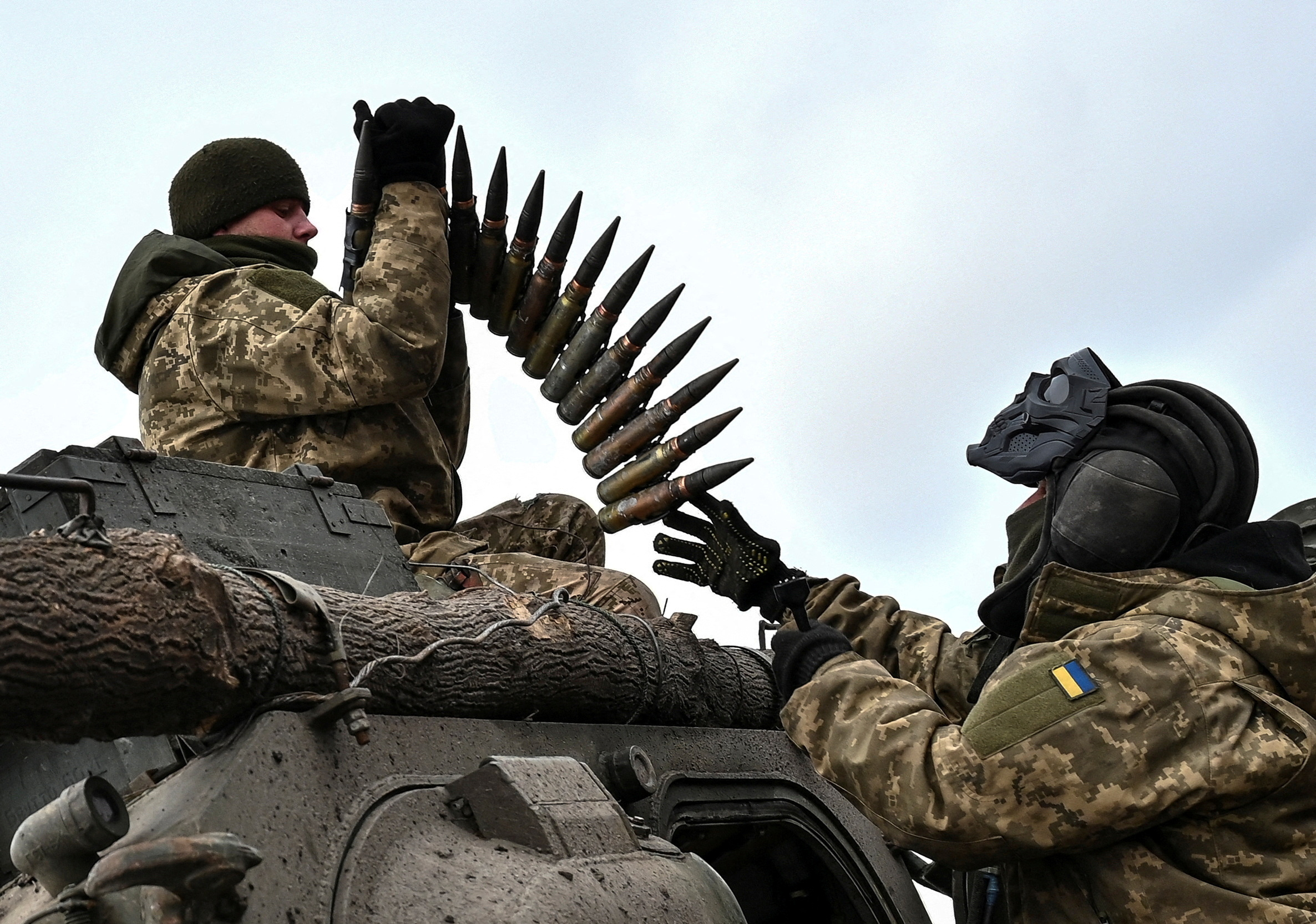 Ukrainian service members attend offensive and assault drills in Zaporizhzhia region