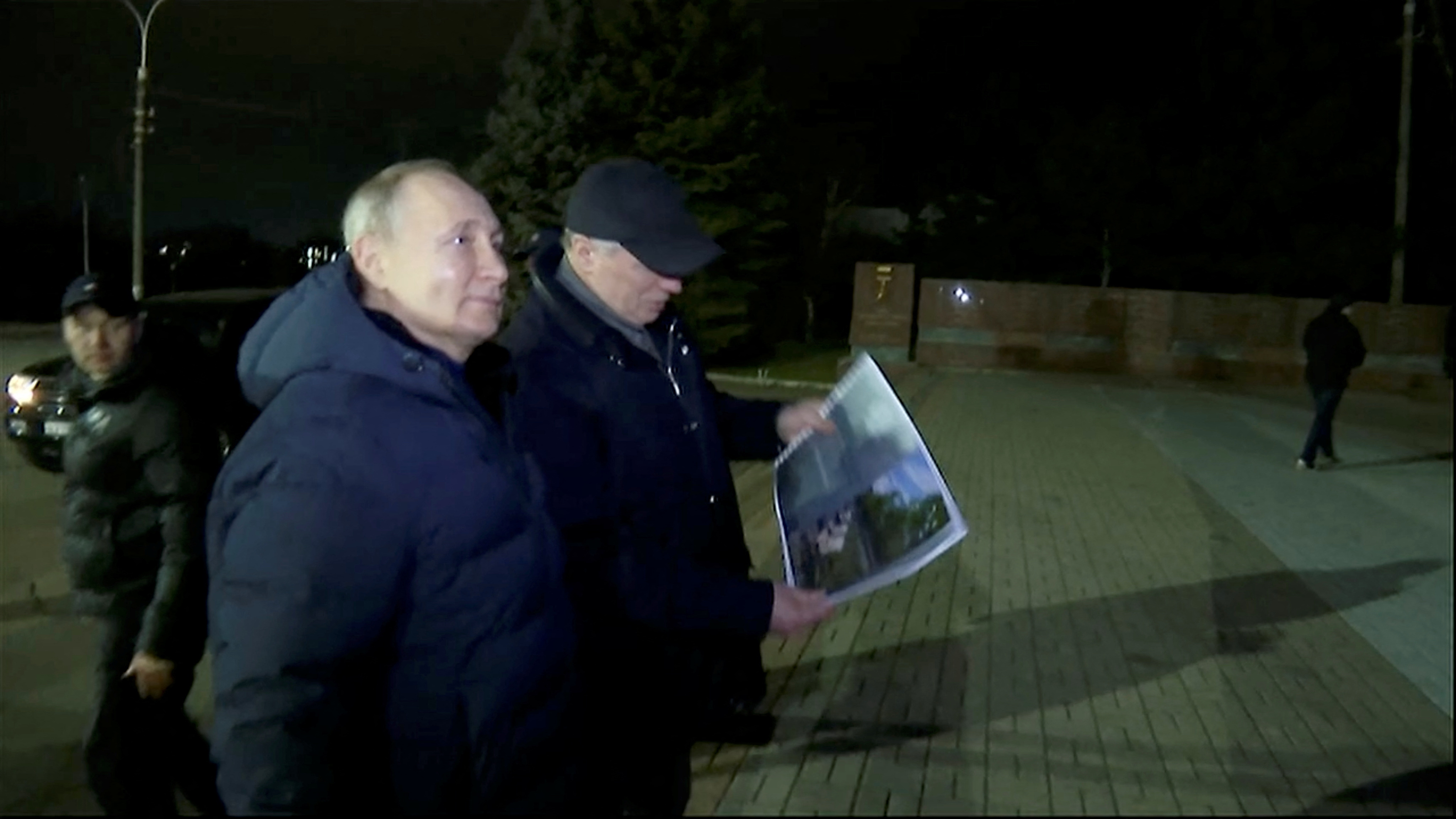 Russian President Putin visits Mariupol