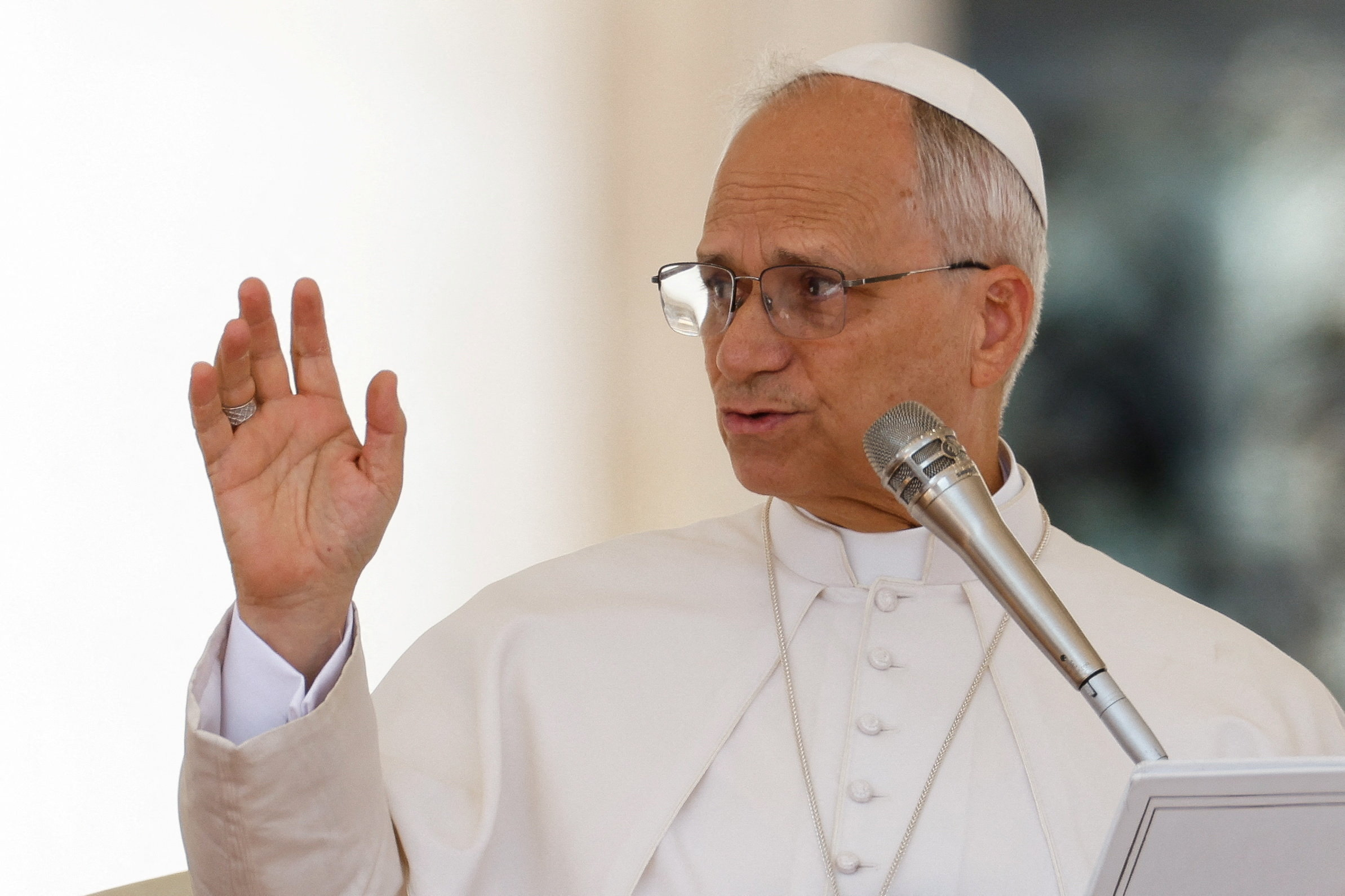 核抑止は「幻想的な安全保障」、ローマ教皇が原爆投下80年で講話