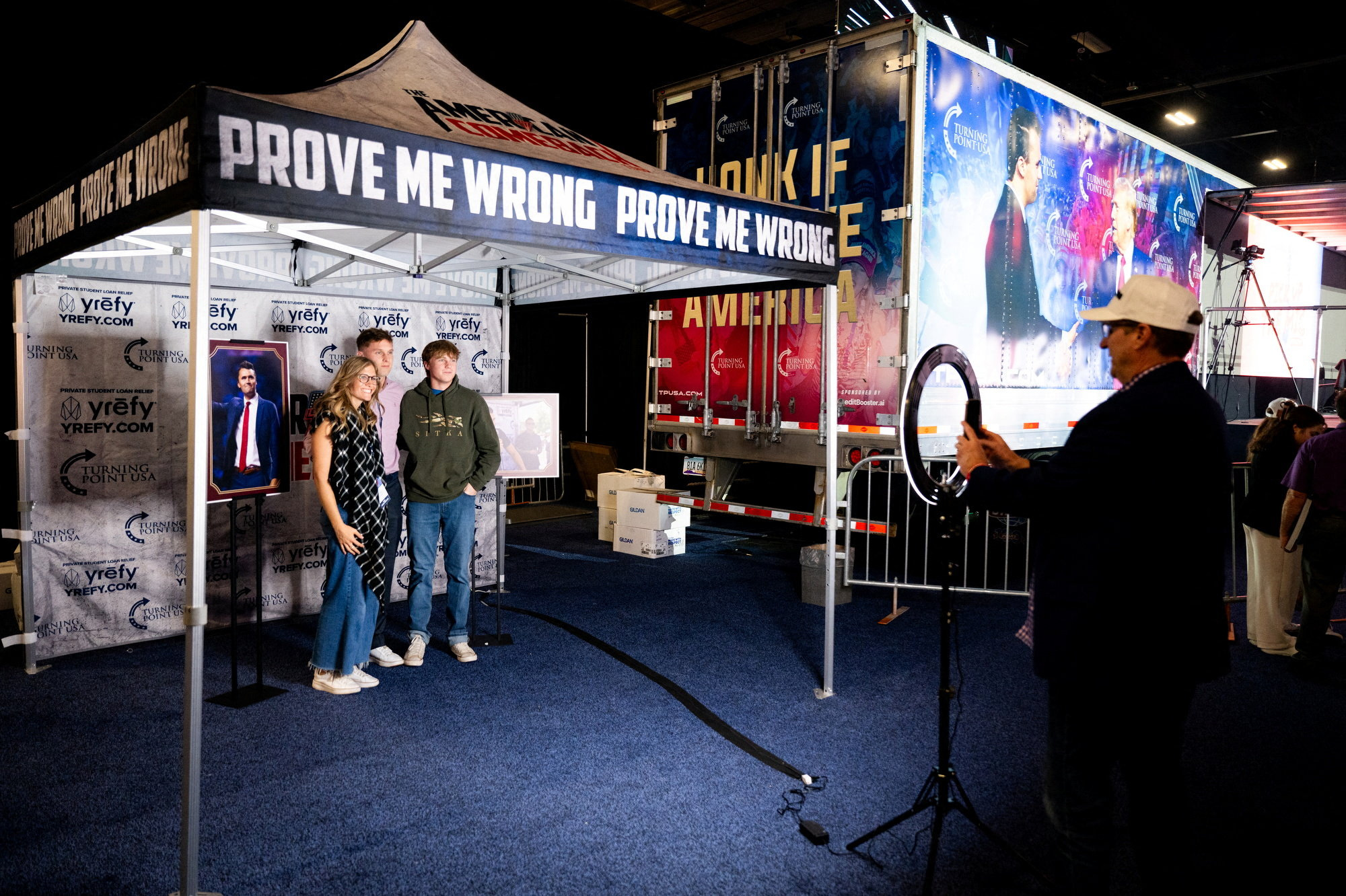 Scenes from the first Turning Point summit since Charlie Kirk's