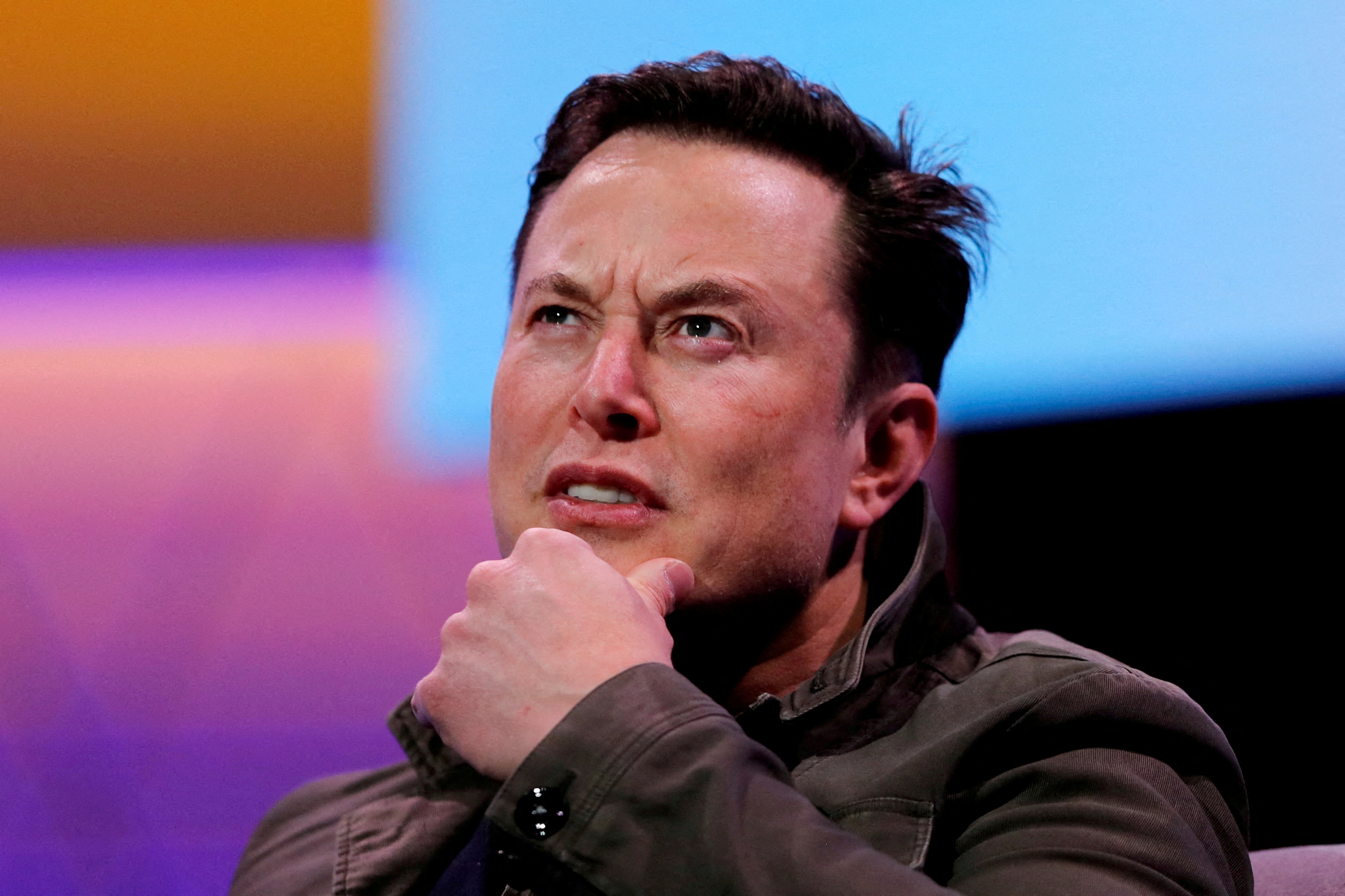 Elon Musk pictured at the E3 gaming convention in Los Angeles