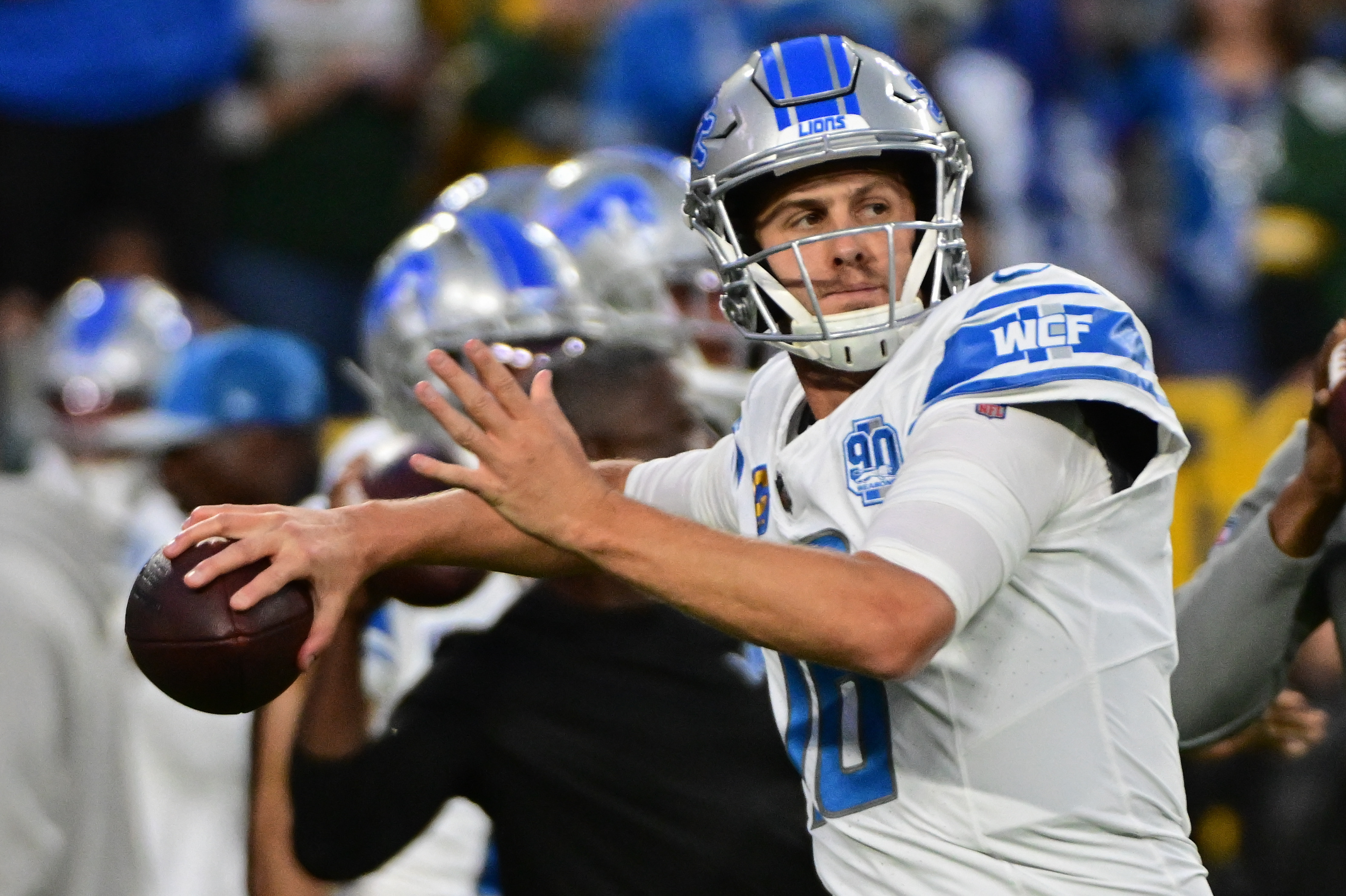 David Montgomery helps Lions top Packers, move into first in NFC