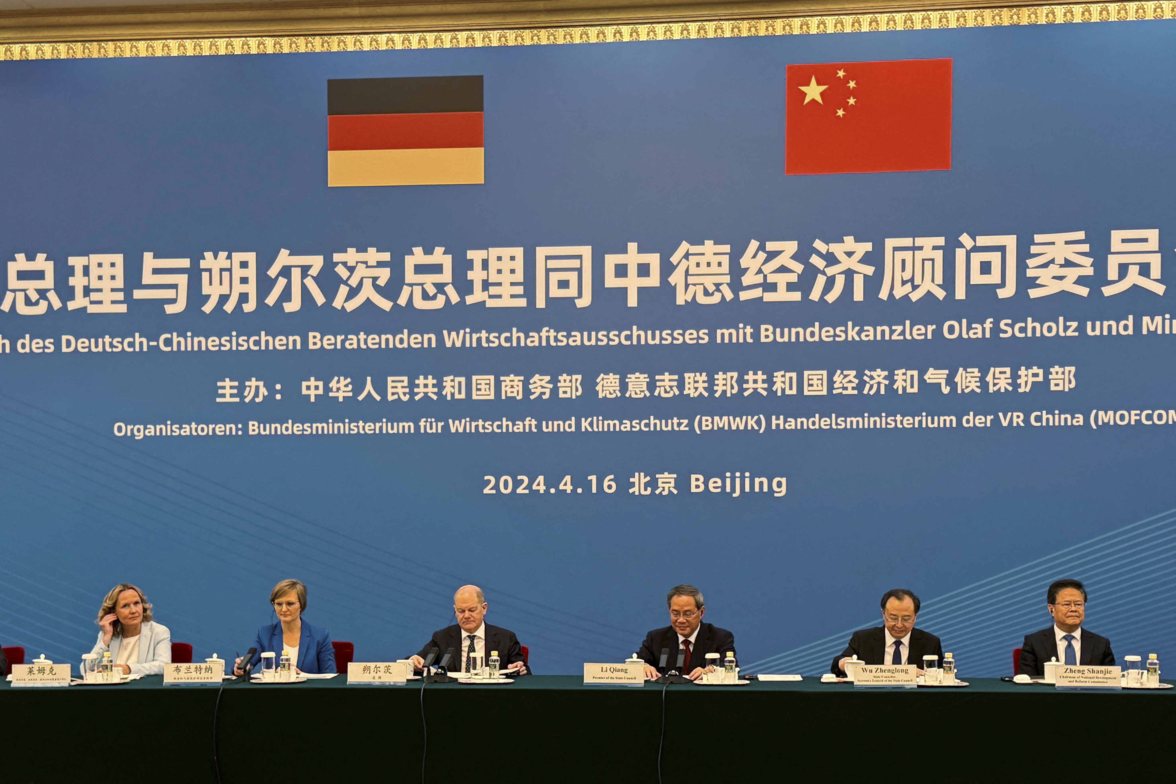 German Chancellor Olaf Scholz in China