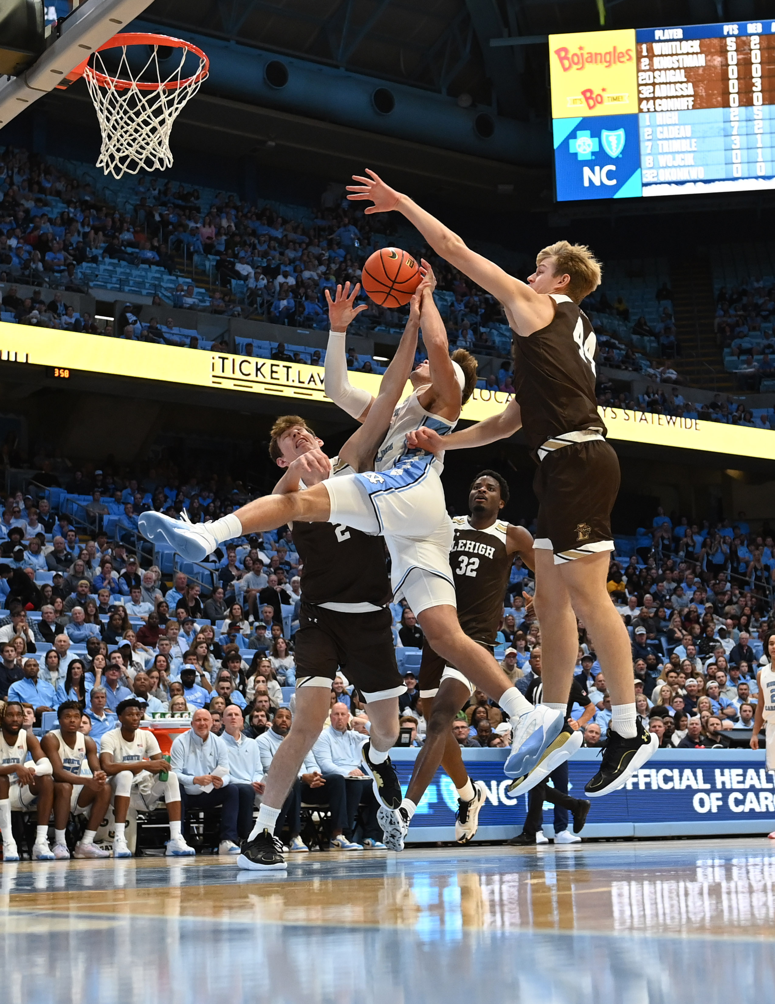 Armando Bacot's Big Game Helps No. 19 North Carolina Past Lehigh | Reuters