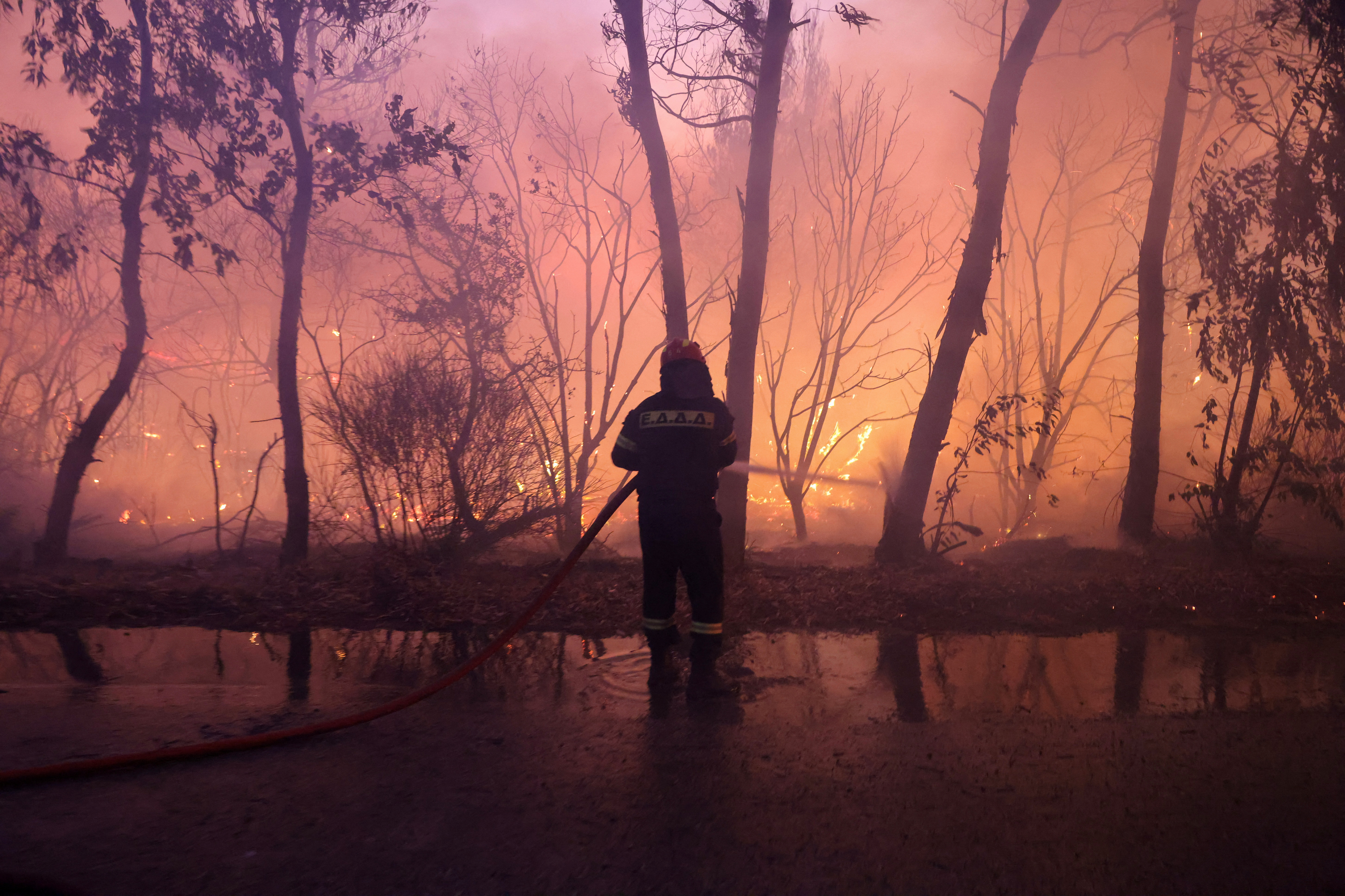 In pictures: Greek wildfire spreads to edge of Athens - August 12, 2024 ...