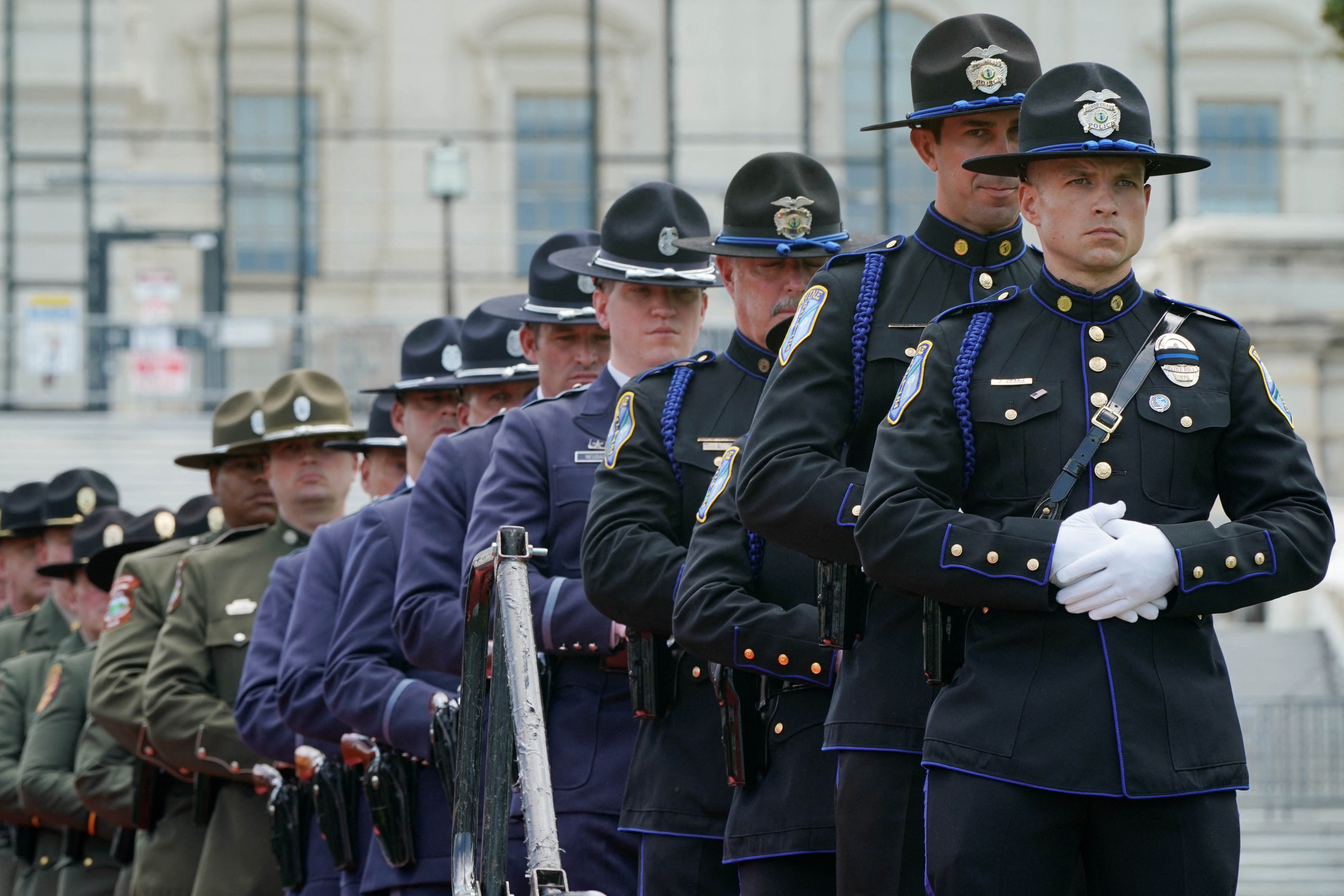 The annual National Peace Officers' Memorial Service at the U.S. Capitol in Washington