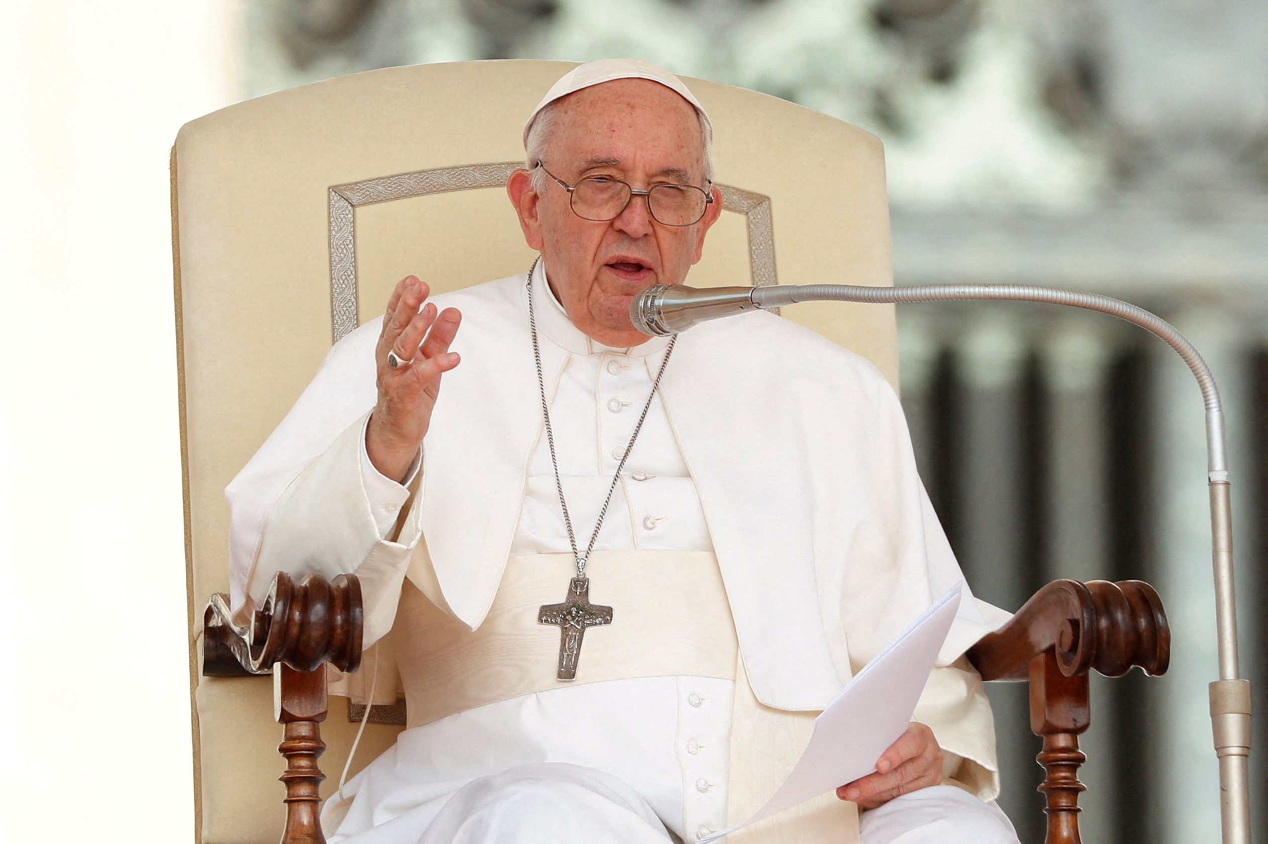 Pope Francis holds general weekly audience in Vatican