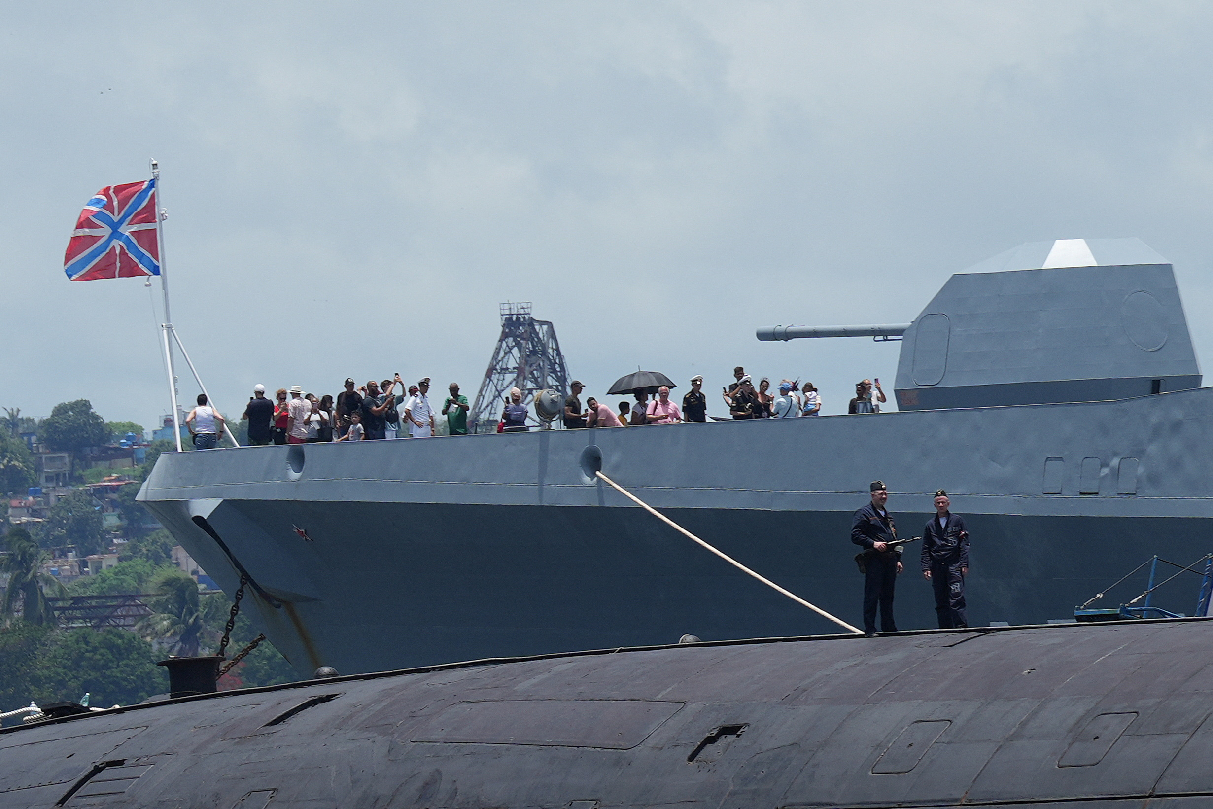 Russian warships in Havana