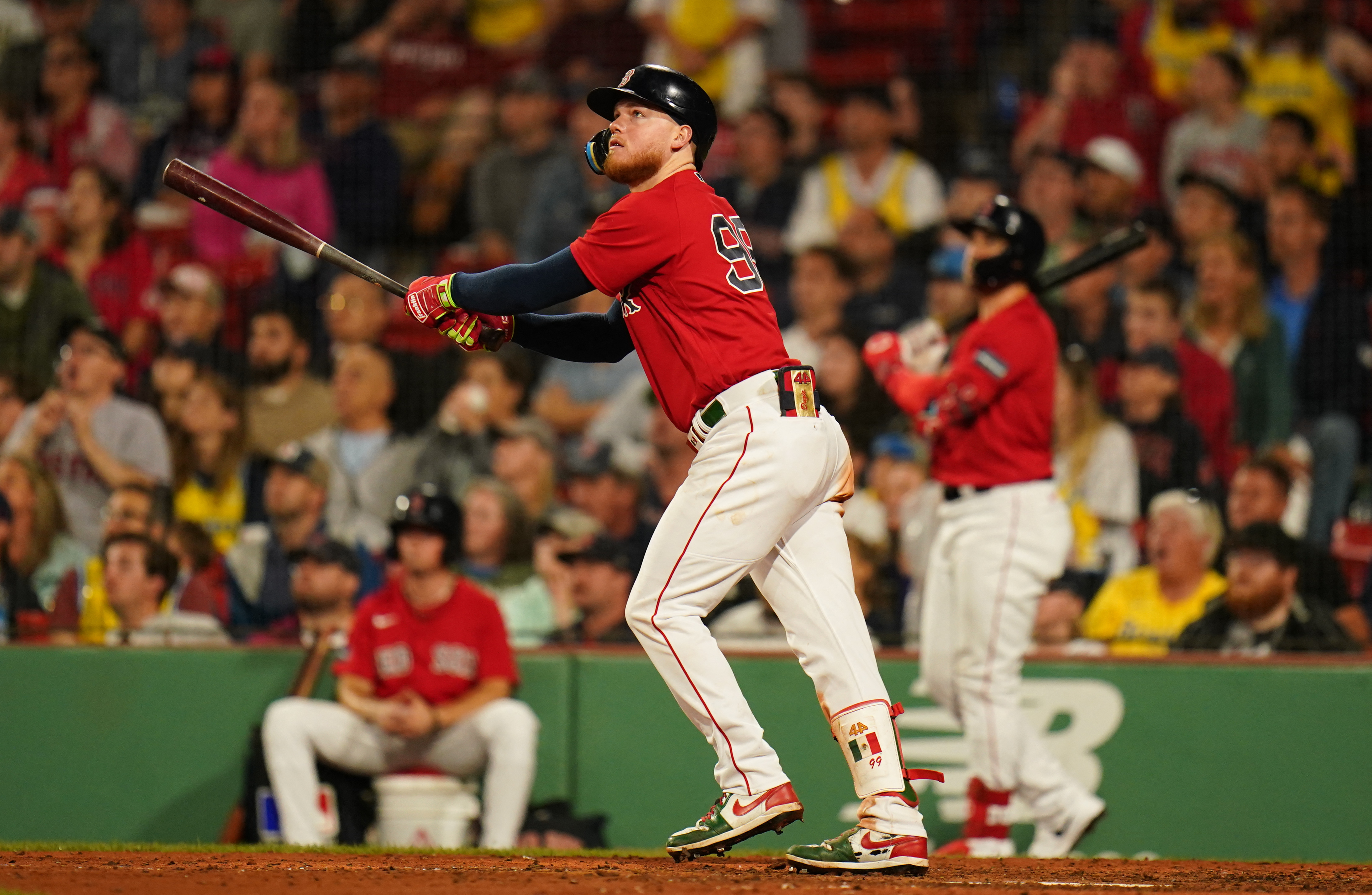 Napoli's two homers lift Red Sox over Angels