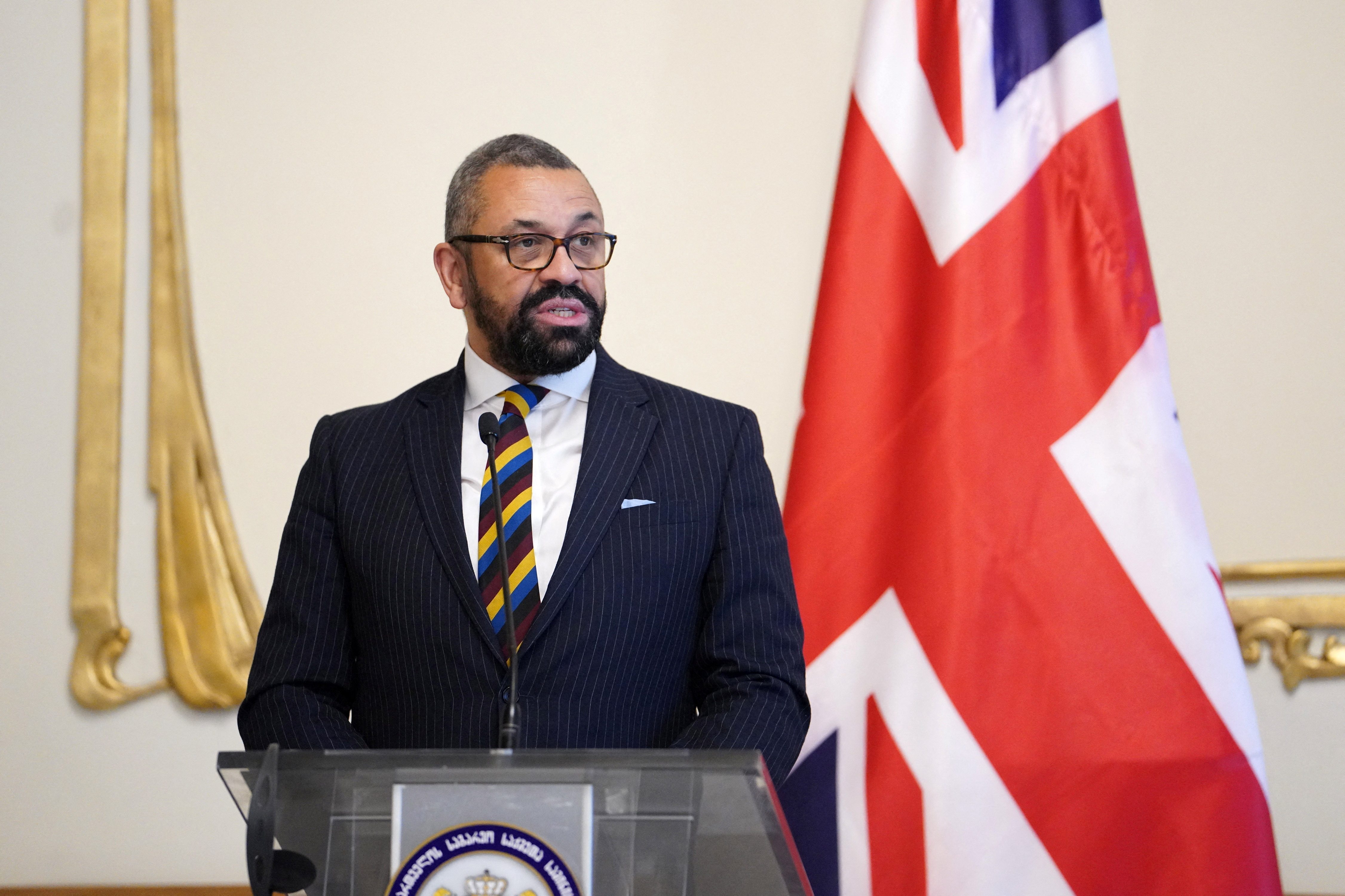 British Foreign Secretary James Cleverly meets with Georgian Foreign Minister Ilia Darchiashvili in Tbilisi