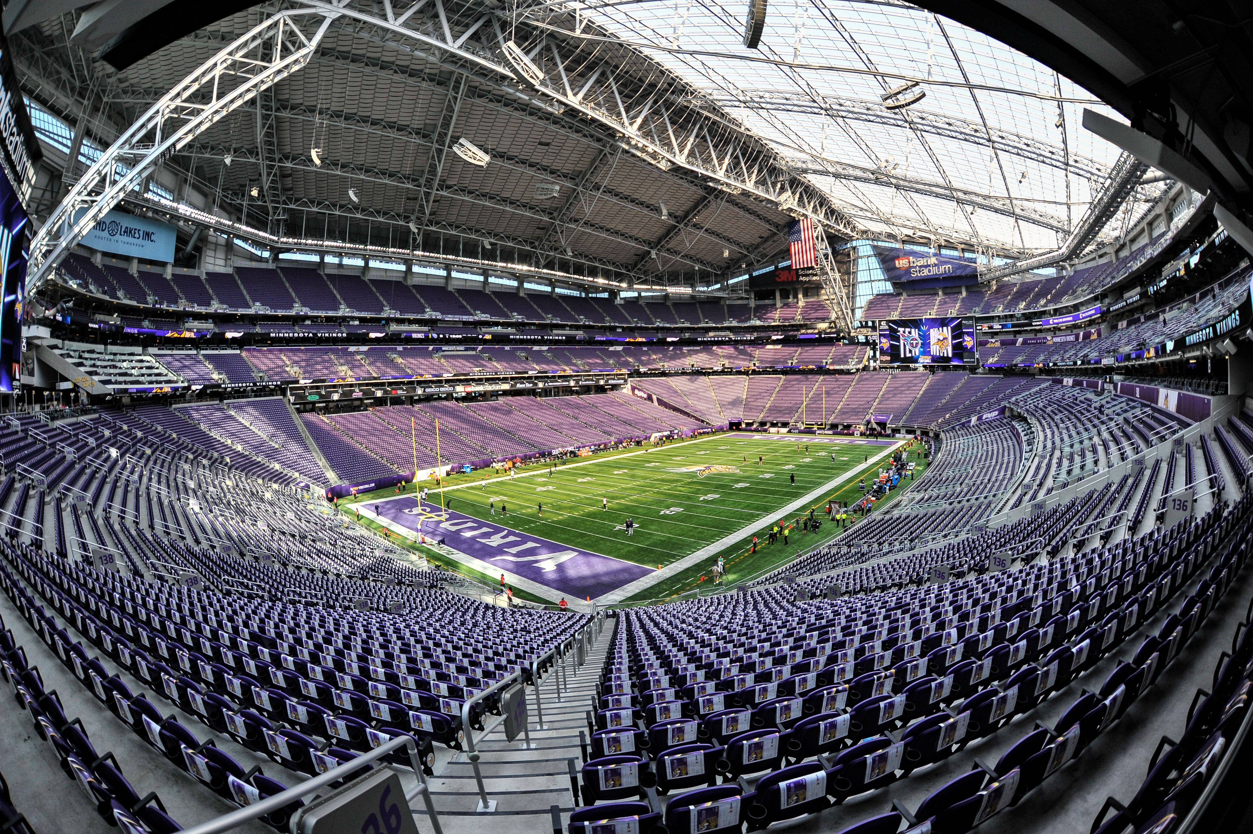 Tennessee Titans vs. Minnesota Vikings in Minneapolis in preseason game