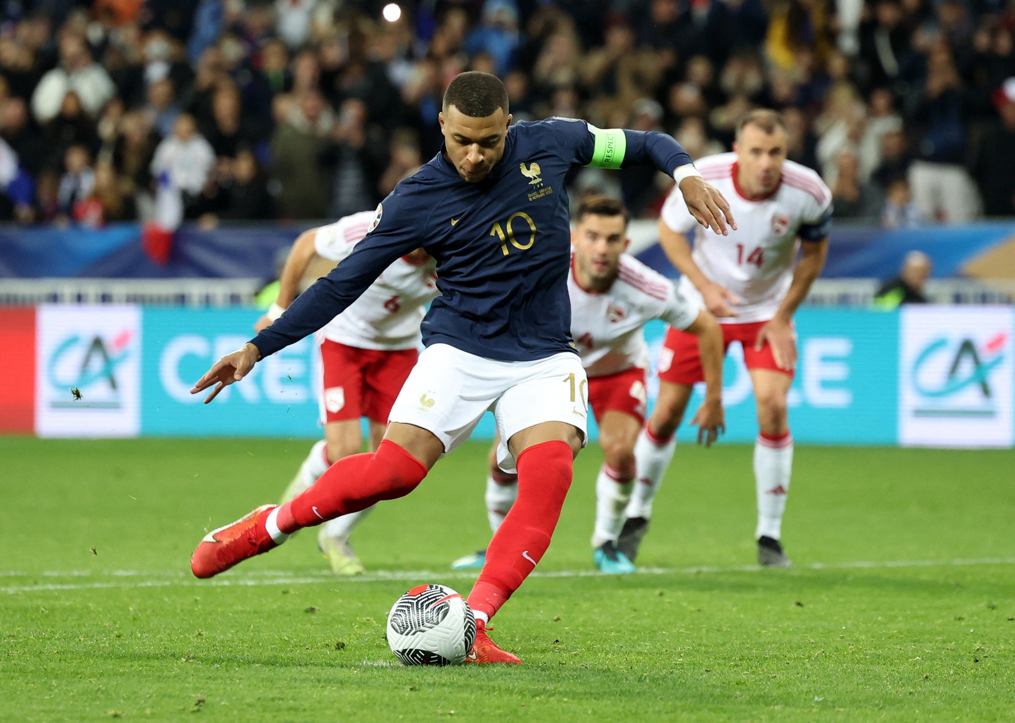 France demolish 10-man Gibraltar 14-0 in record win