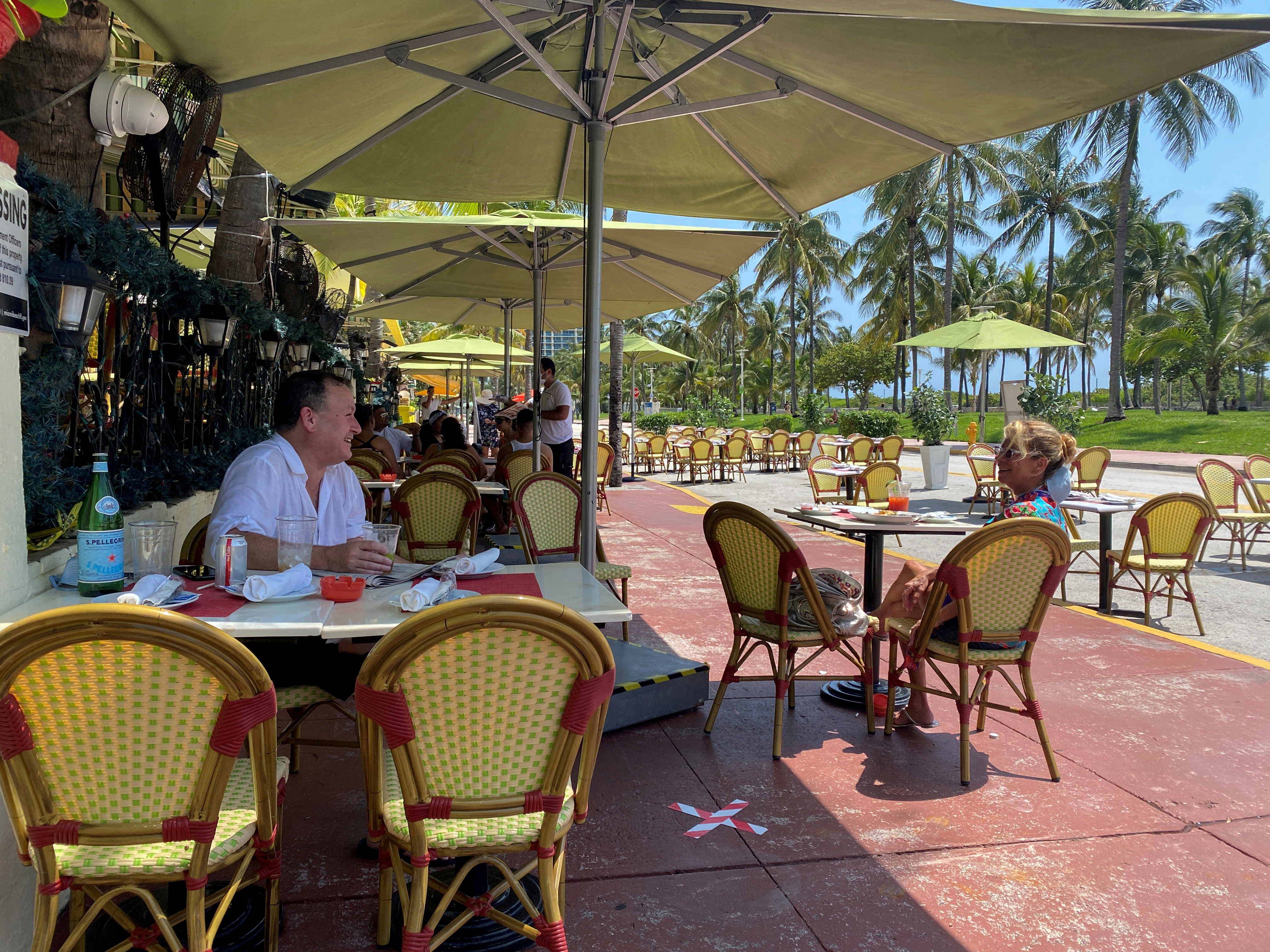 Miami Beach restaurants reopen amid the coronavirus disease (COVID-19) outbreak