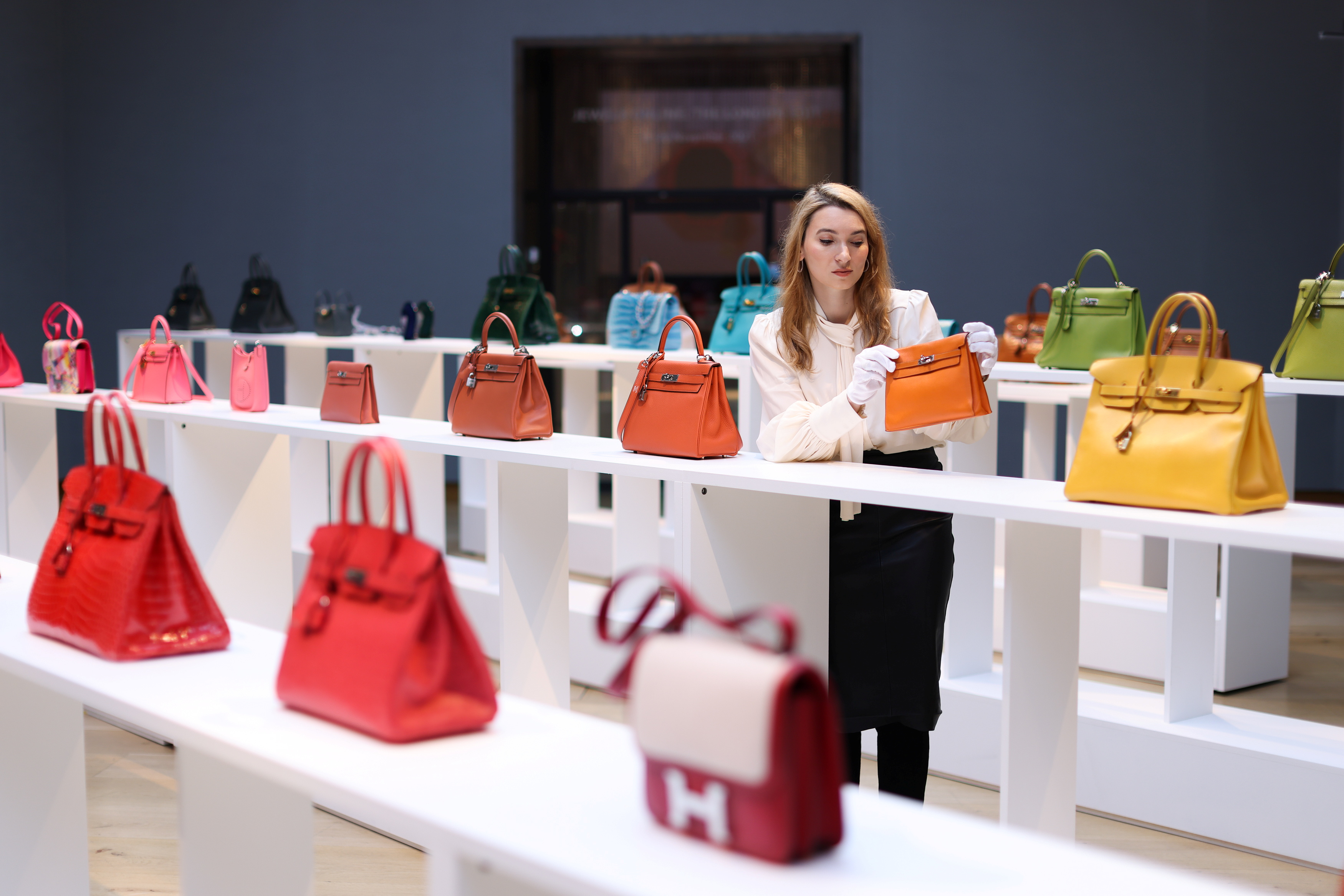High-end handbags go up for auction in London | Reuters