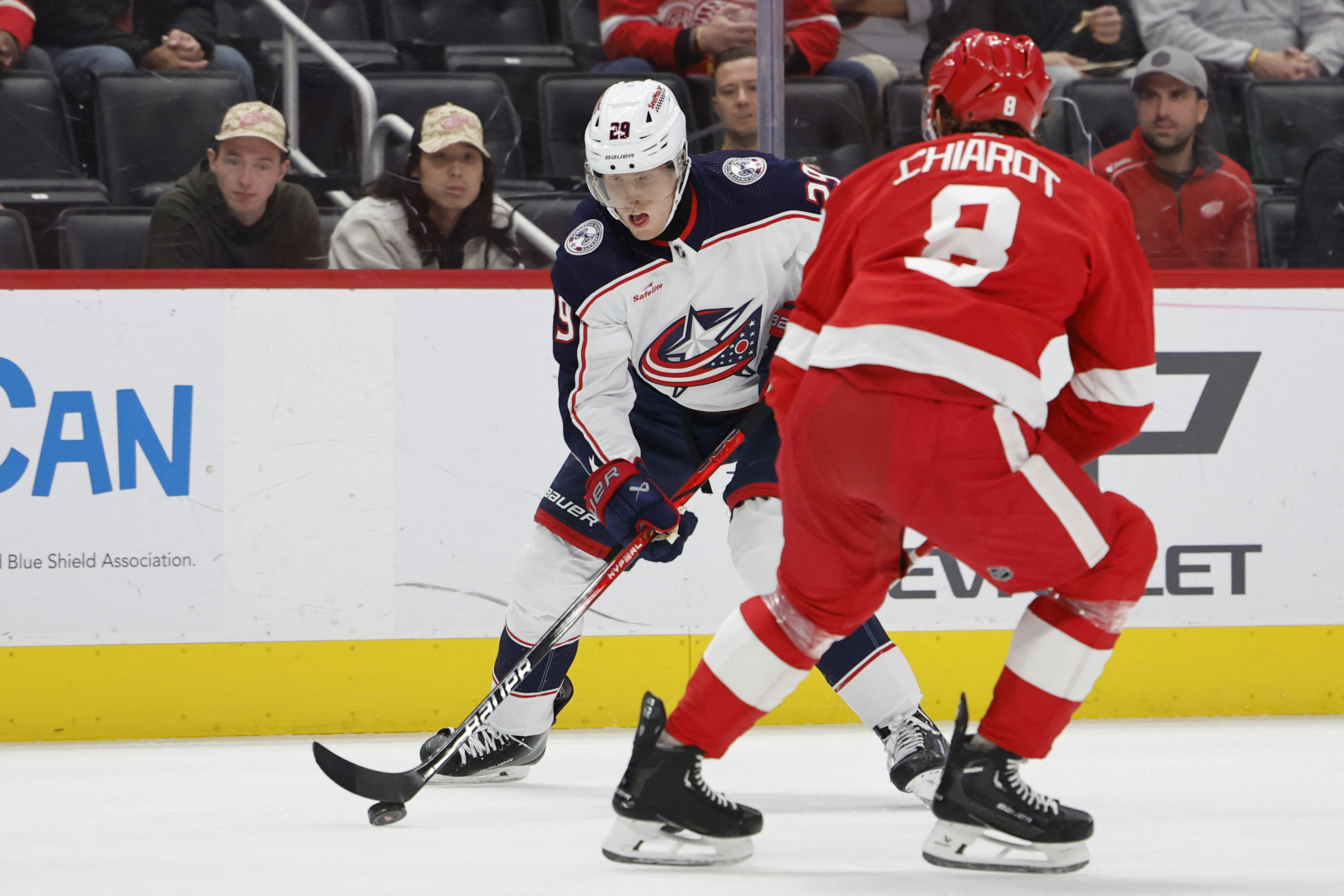 Daniel Sprong powers Red Wings past Blue Jackets | Reuters