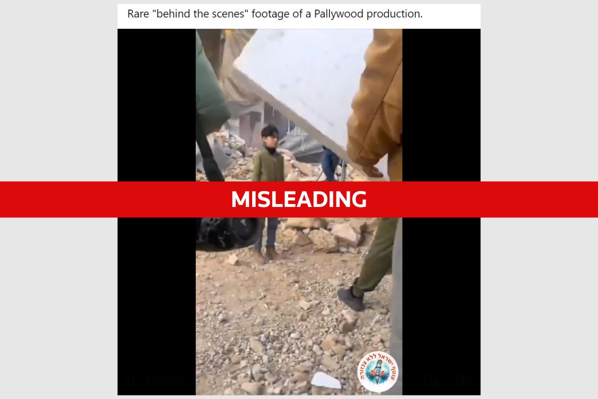 Fact Check: Behind-the-scenes ad footage misrepresented as Gazans ...