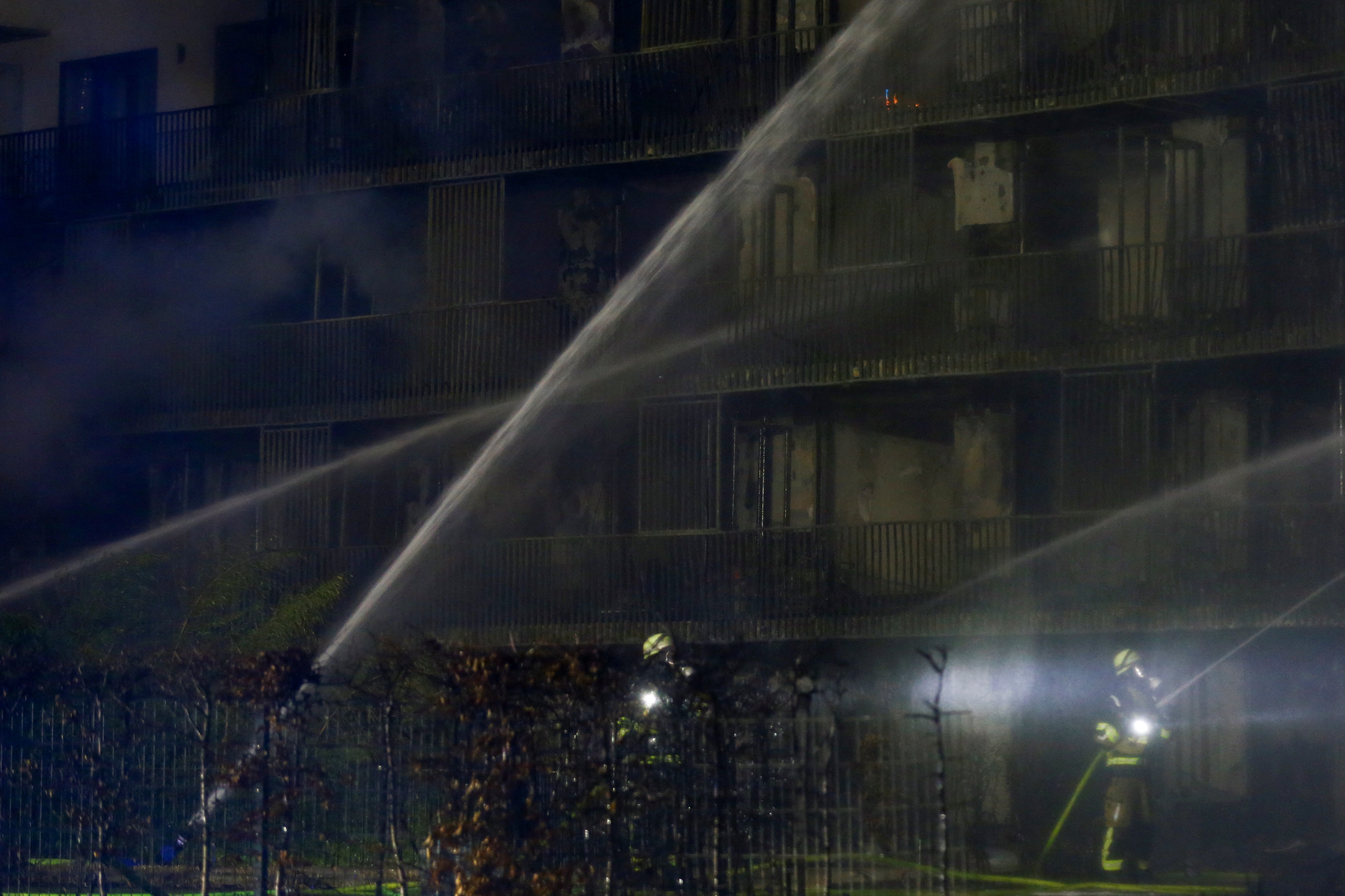 Fire in an apartment block in Essen